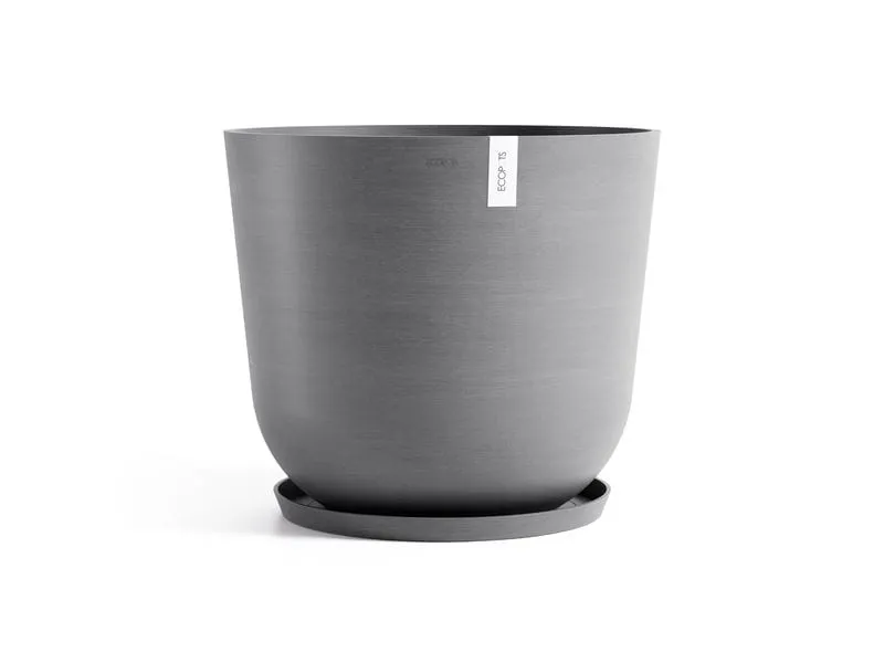 Ecopots Blumentopf Oslo Ø 65 cm Grau Ecopots Blumentopf Oslo Ø 65 cm Grau