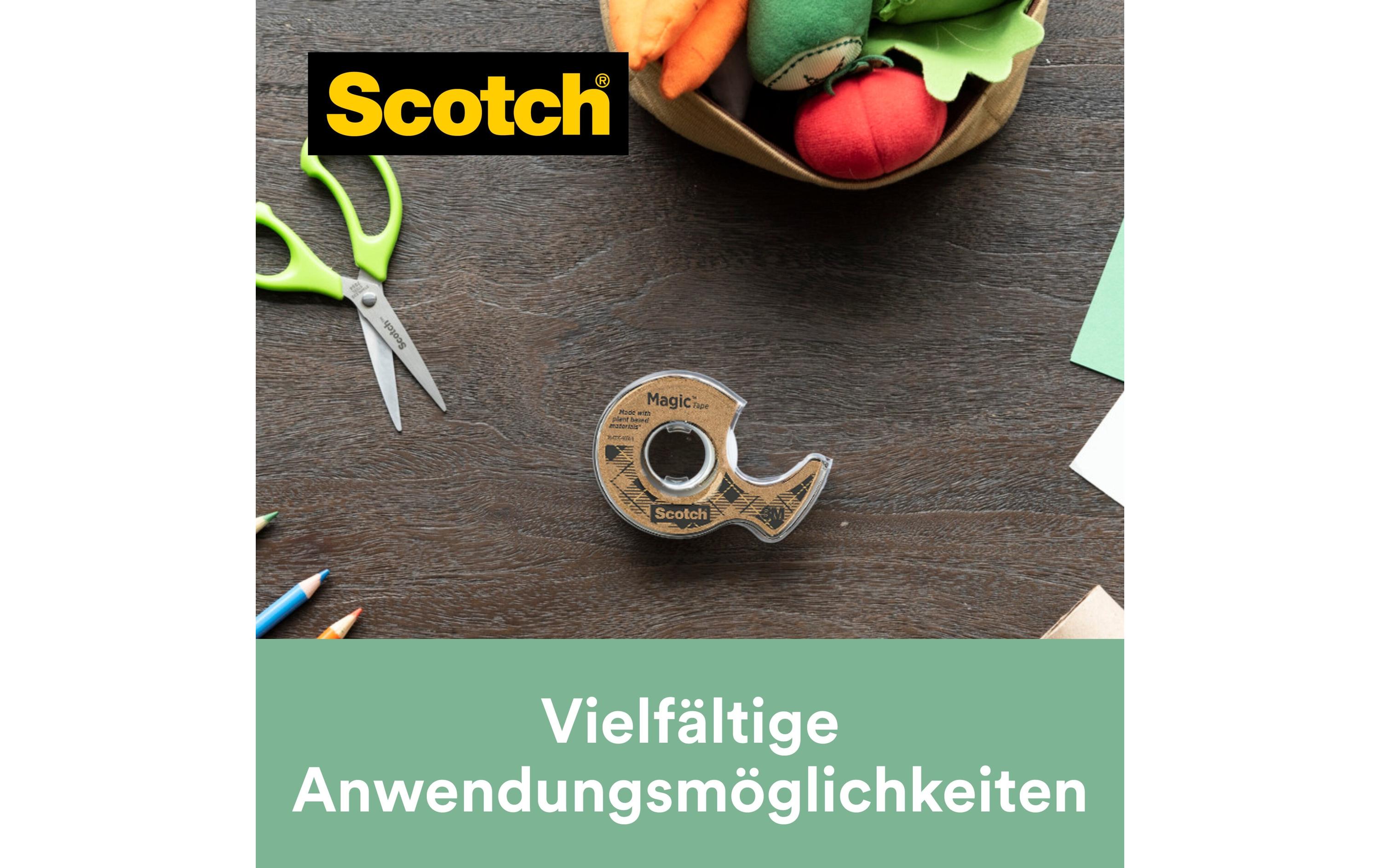 Scotch Handabroller Magic Greener Choice 19 mm x 20 m, 1 Stück