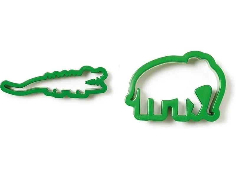 Decora Guetzli-Ausstecher-Set Mini 2 Stück, Krokodil und Elefant Decora Guetzli-Ausstecher-Set Mini 2 Stück, Krokodil und Elefant