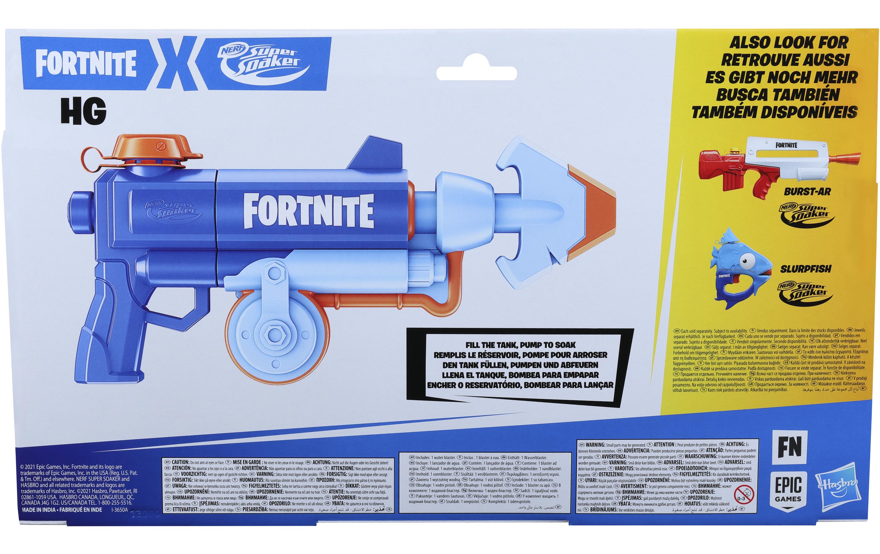 NERF Wasserpistole Super Soaker Fortnite HG