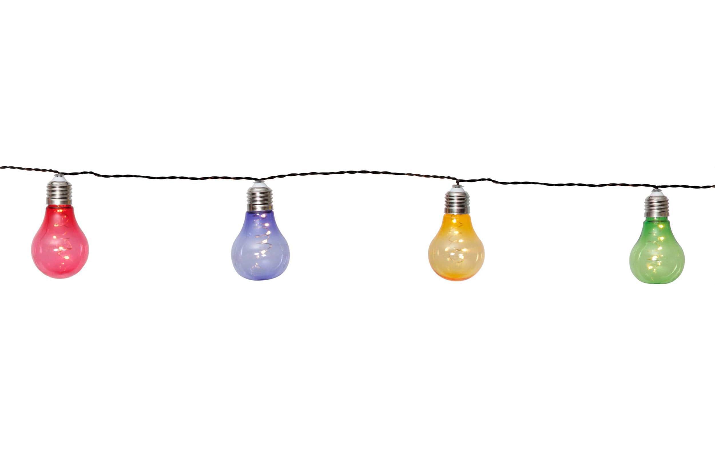 EGLO Leuchten Lichterkette SOLAR 10 LEDs, 190 cm, Mehrfarbig EGLO Leuchten Lichterkette SOLAR 10 LEDs, 190 cm, Mehrfarbig