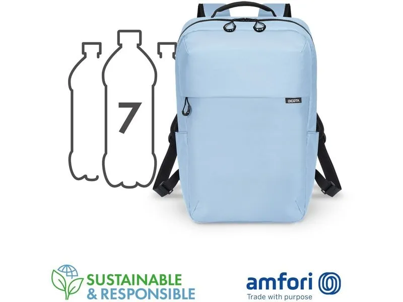 DICOTA Notebook-Rucksack Commuter 13-16 Eisblau