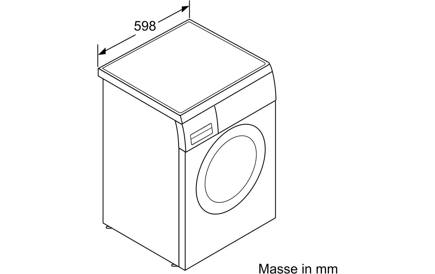 Bosch Waschmaschine WUU28T10CH Links
