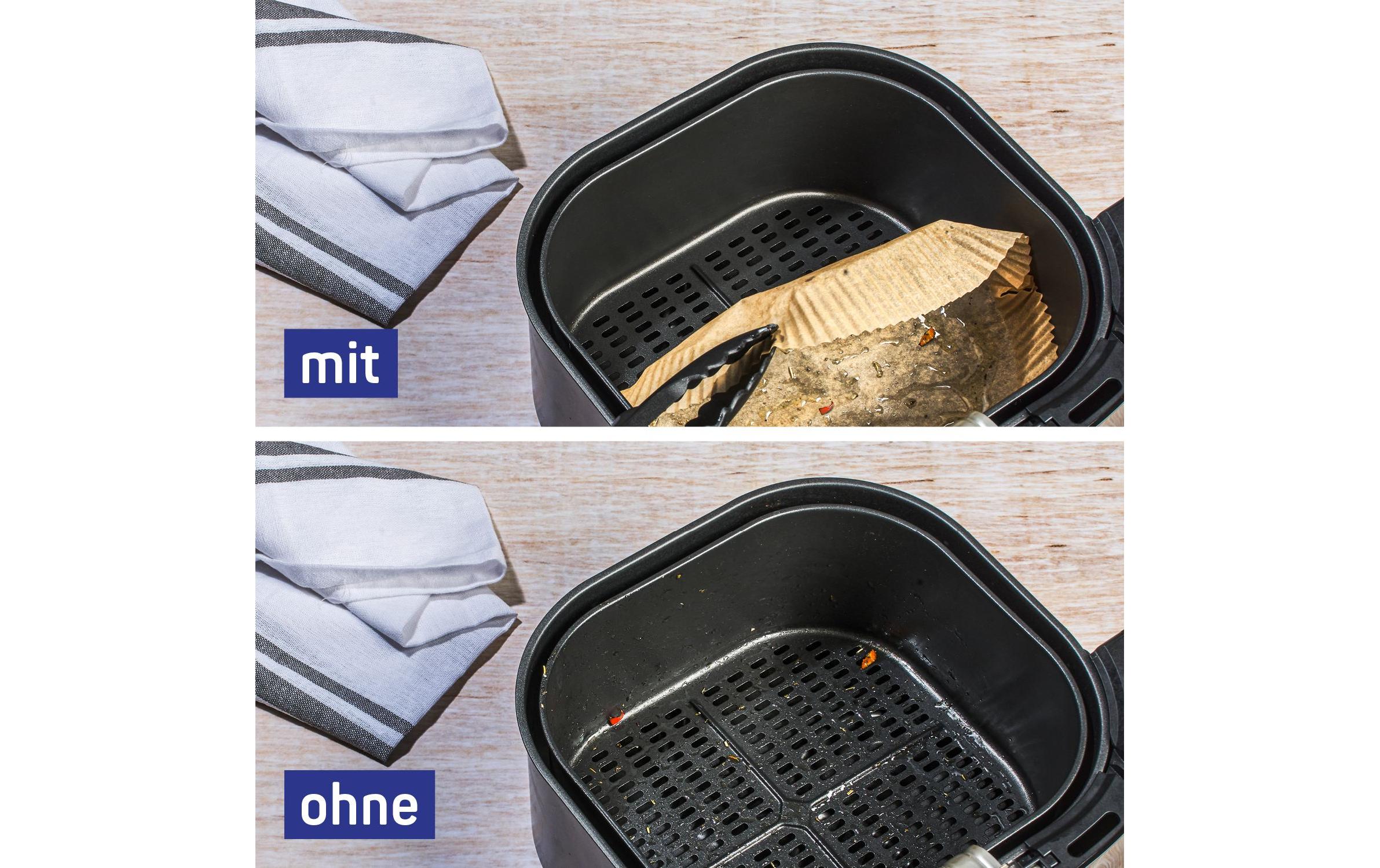 Toppits Backpapier Backpapier für Heissluftfritteusen 20 Stück