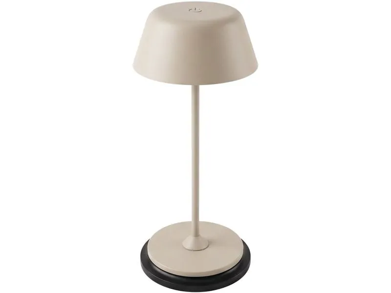 COCON Tischleuchte mit Ladestation, Pawica, Beige COCON Tischleuchte mit Ladestation, Pawica, Beige
