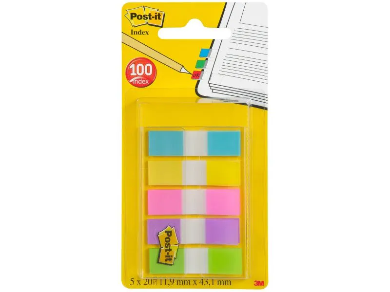 Post-it Page Marker Post-it Index Mehrfarbig, 5 Stück Post-it Page Marker Post-it Index Mehrfarbig, 5 Stück