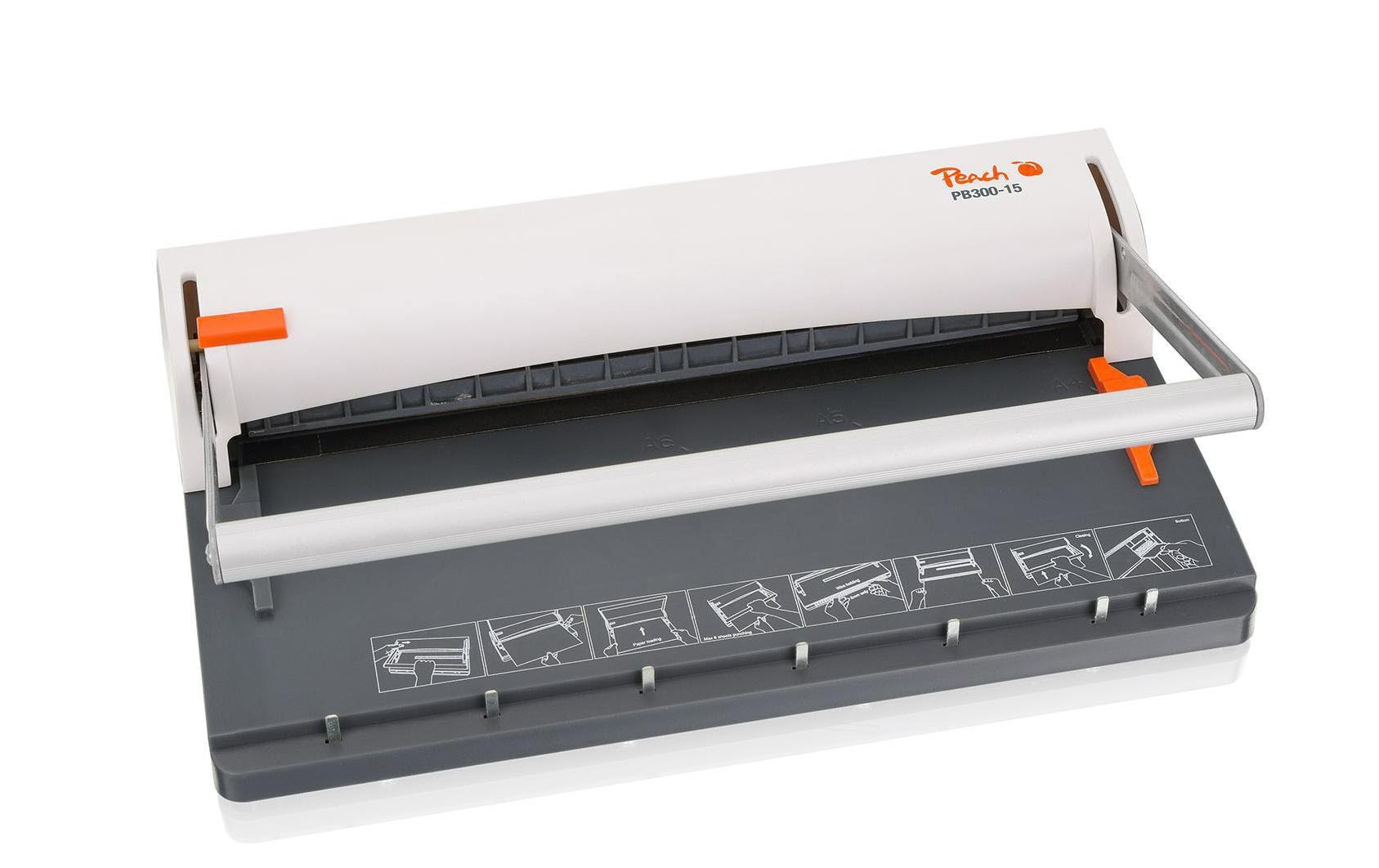 Peach Bürogeräte Drahtbindegerät PB300-15 60 Seiten Peach Bürogeräte Drahtbindegerät PB300-15 60 Seiten