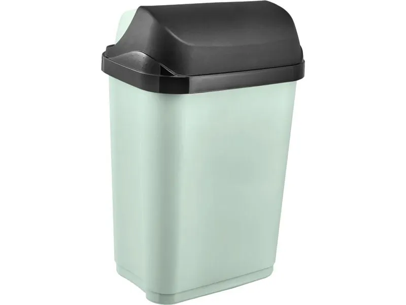 keeeper Abfalleimer Rasmus 10 l, Rolldeckel, soft green