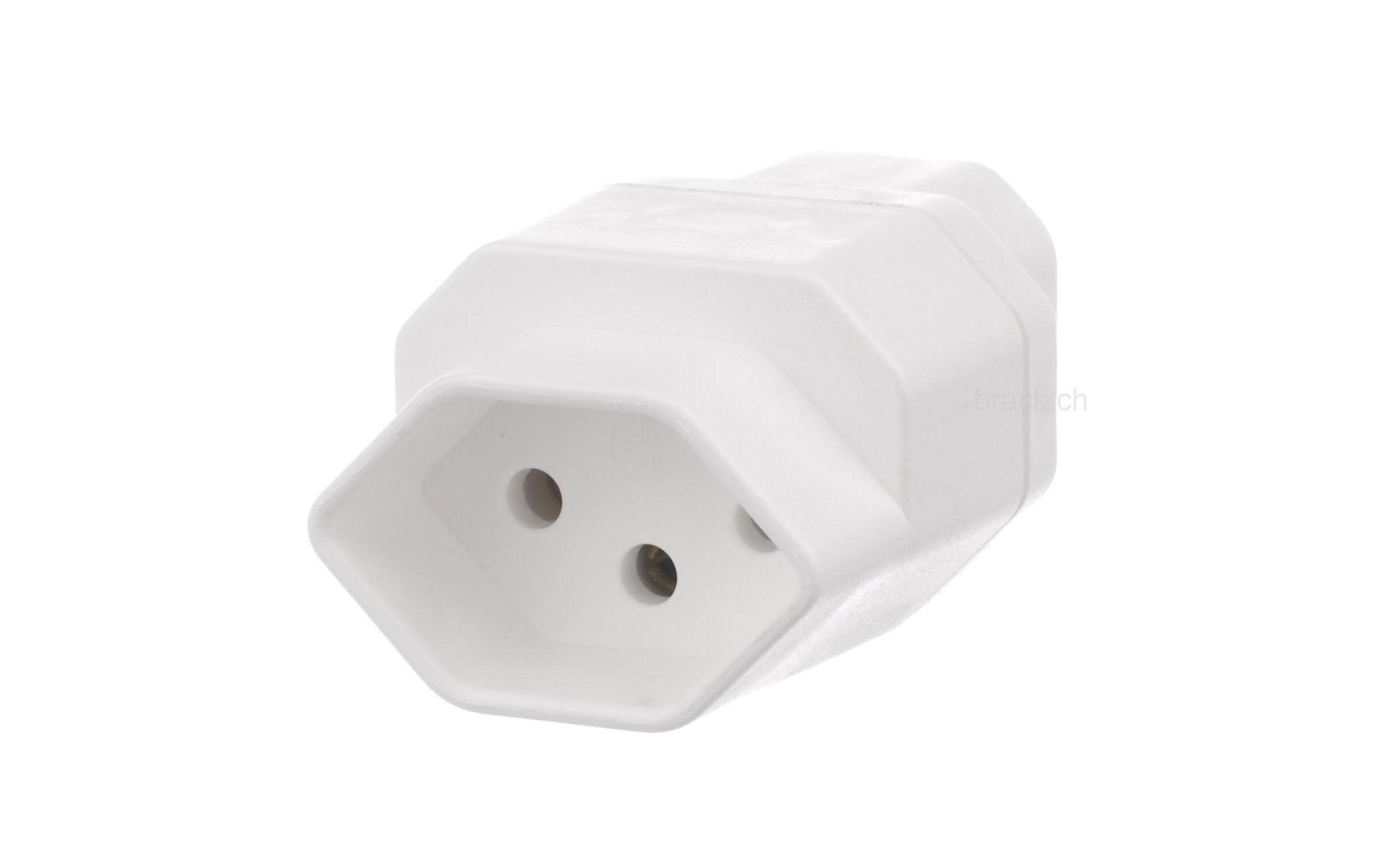 STEFFEN Adapterstecker C14 - T13 Weiss STEFFEN Adapterstecker C14 - T13 Weiss