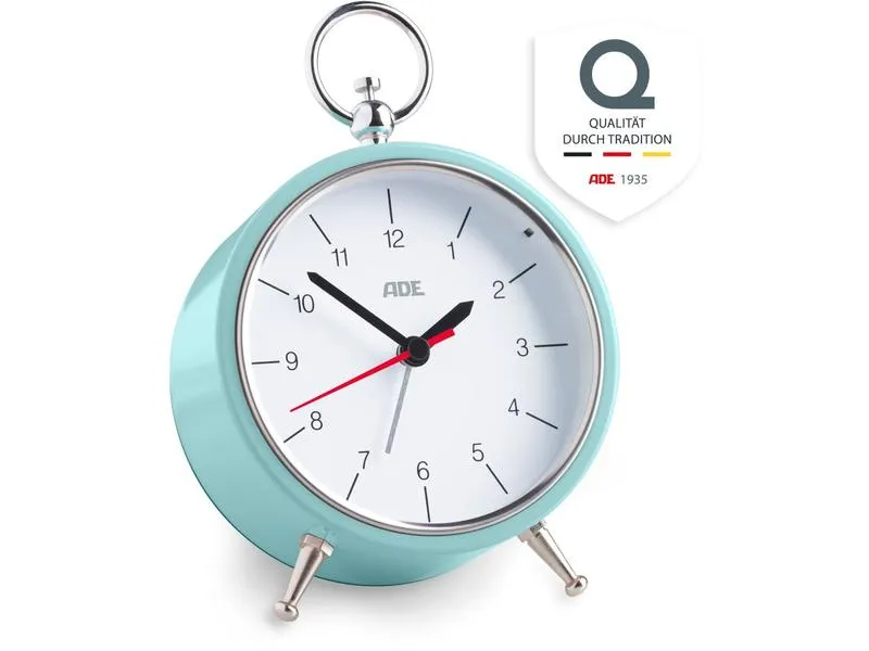ADE Klassischer Wecker Retro Hellblau ADE Klassischer Wecker Retro Hellblau