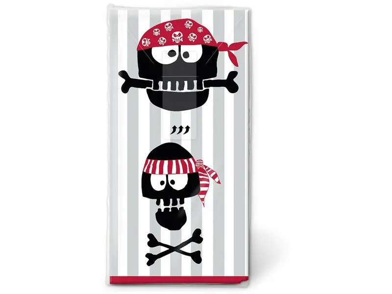Paper + Design Taschentücher Pirates Ahoi 4-lagig, 10 Stück Paper + Design Taschentücher Pirates Ahoi 4-lagig, 10 Stück