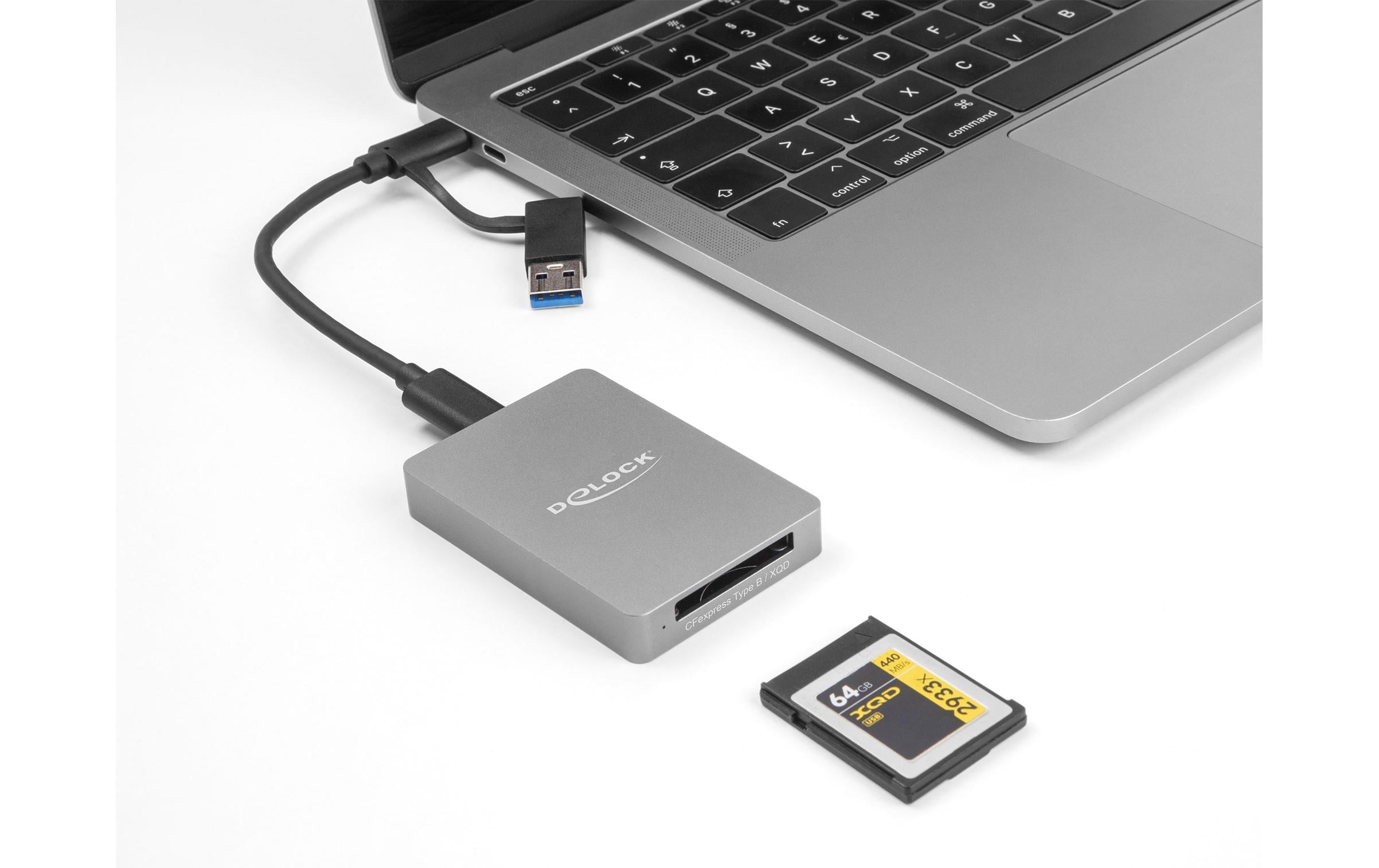Delock Card Reader Extern Card Reader Extern 91008 USB Typ-C