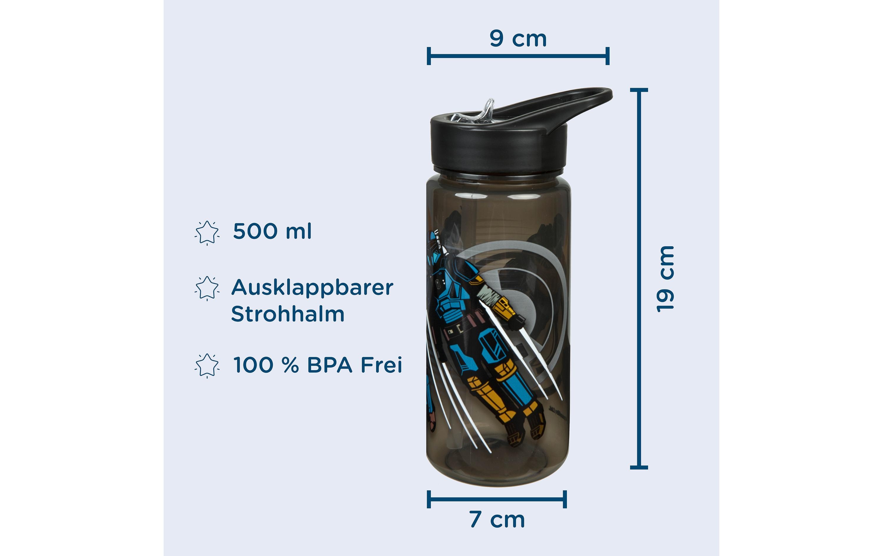 Scooli Trinkflasche Star Wars 500 ml, Schwarz