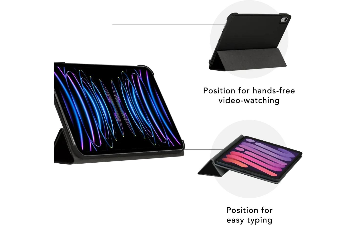 dbramante1928 Tablet Book Cover Risskov iPad Air 10.9 6th Schwarz