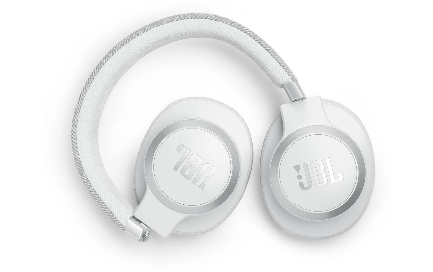JBL Wireless On-Ear-Kopfhörer Live 770NC Weiss