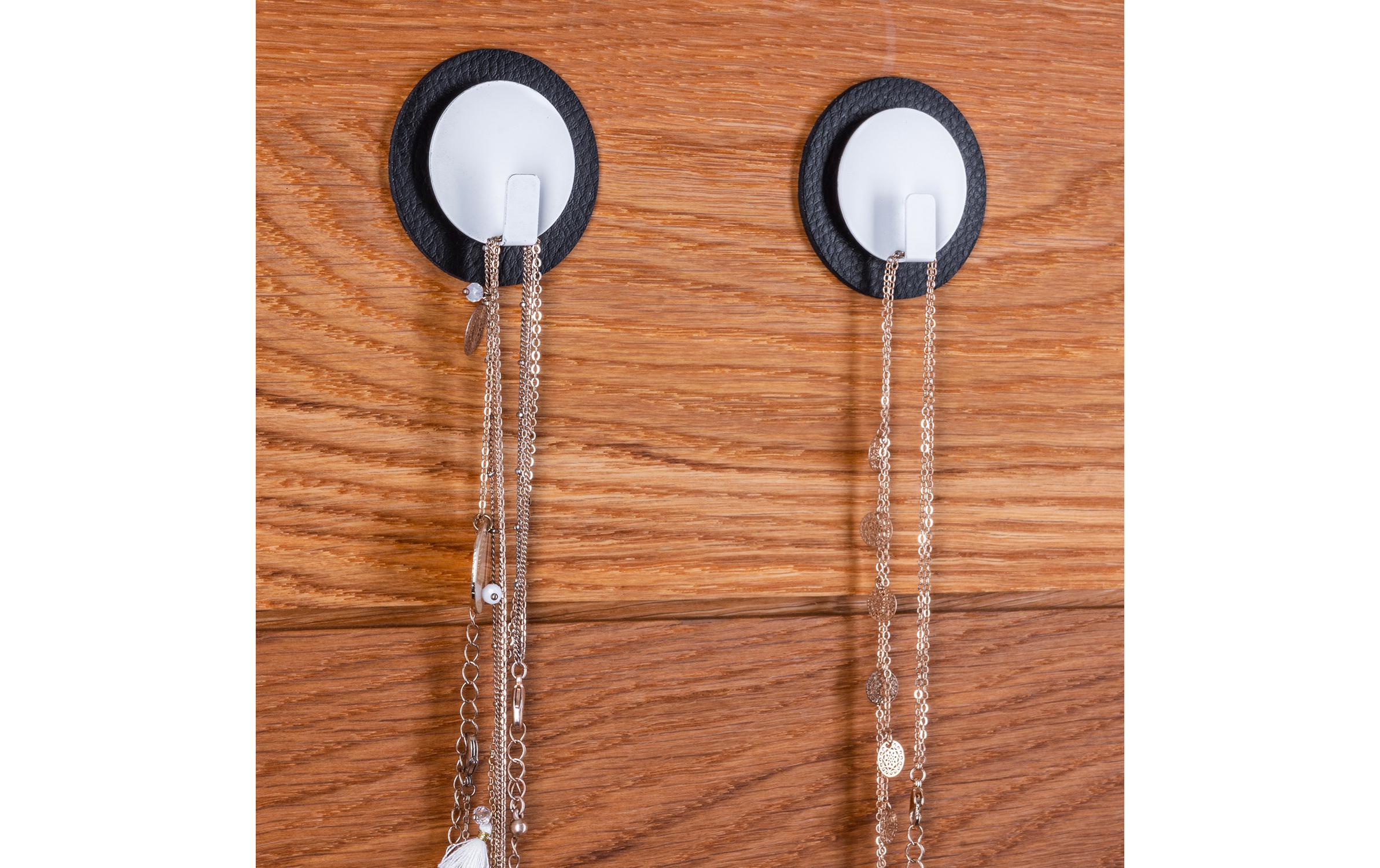 Silwy Haken Magnet Clever 0.2 kg, Schwarz/Weiss Silwy Haken Magnet Clever 0.2 kg, Schwarz/Weiss