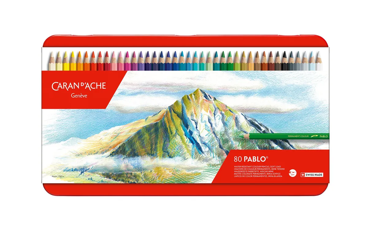 Caran d'Ache Farbstifte Pablo 80 Stück Caran d'Ache Farbstifte Pablo 80 Stück
