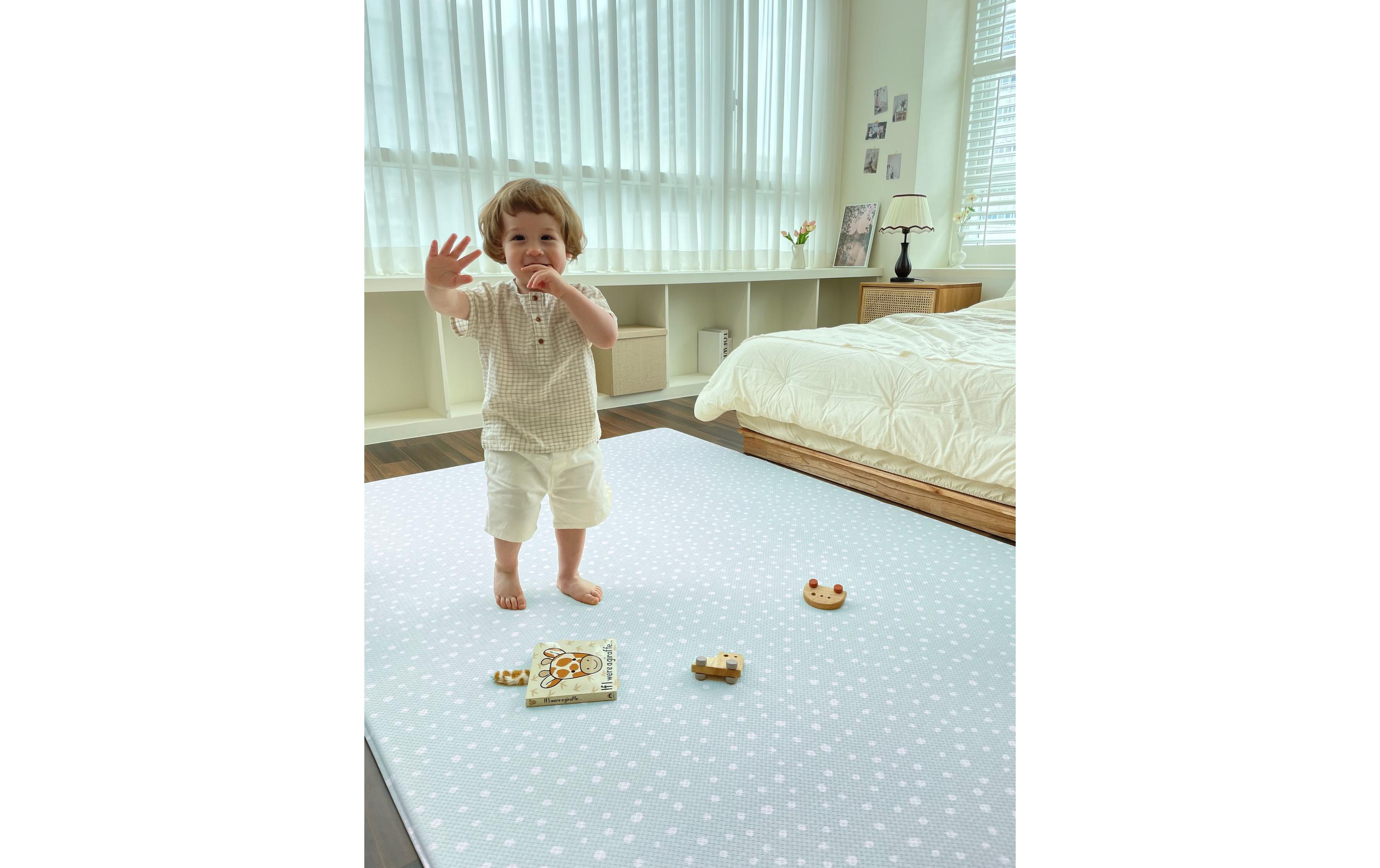 BABY CARE Spielmatte Baby Care Seed & Pottery 210 x 140 x 1.3 cm