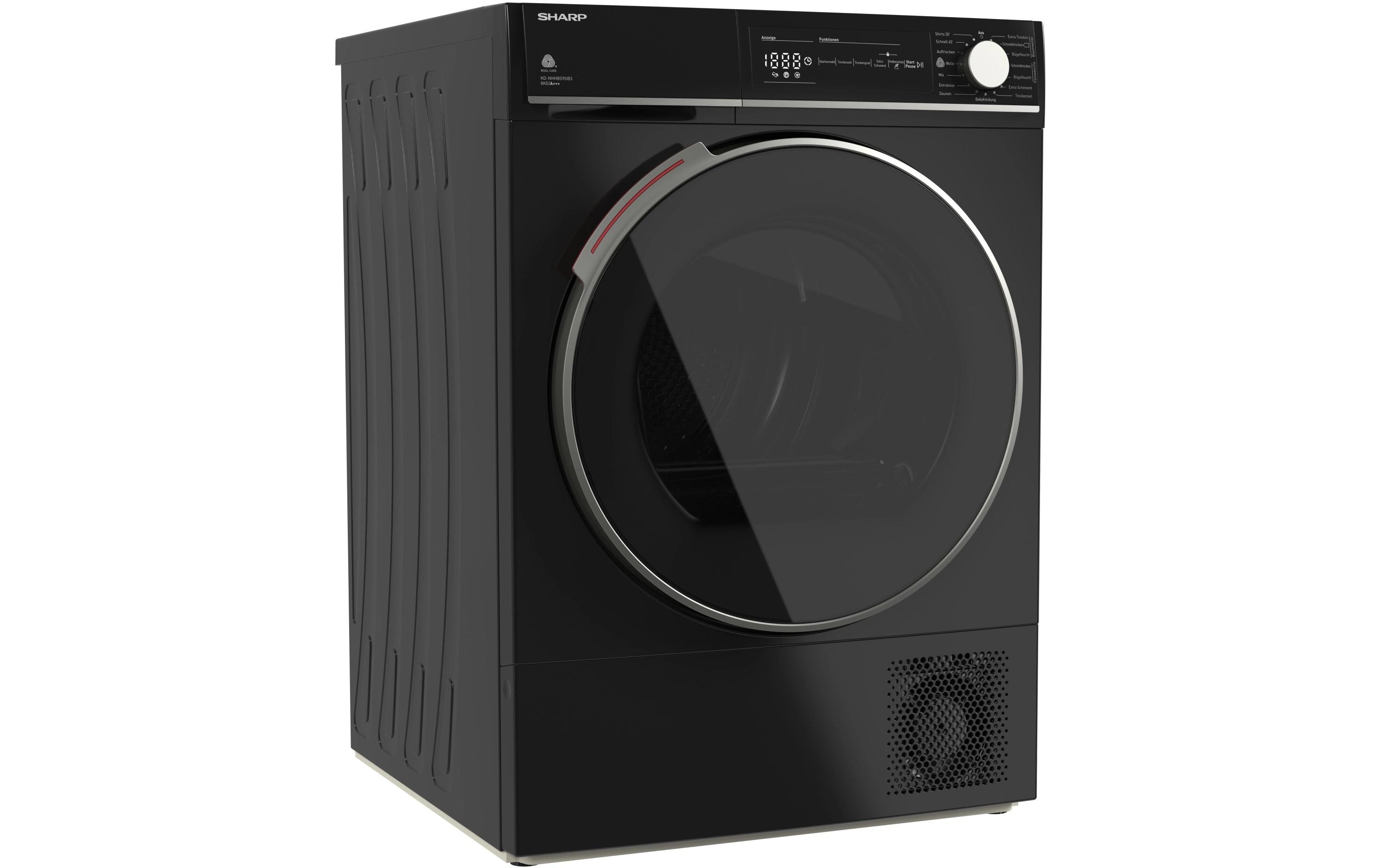 Sharp Wäschetrockner KD-NHH8S9GB3-DE Rechts Sharp Wäschetrockner KD-NHH8S9GB3-DE Rechts