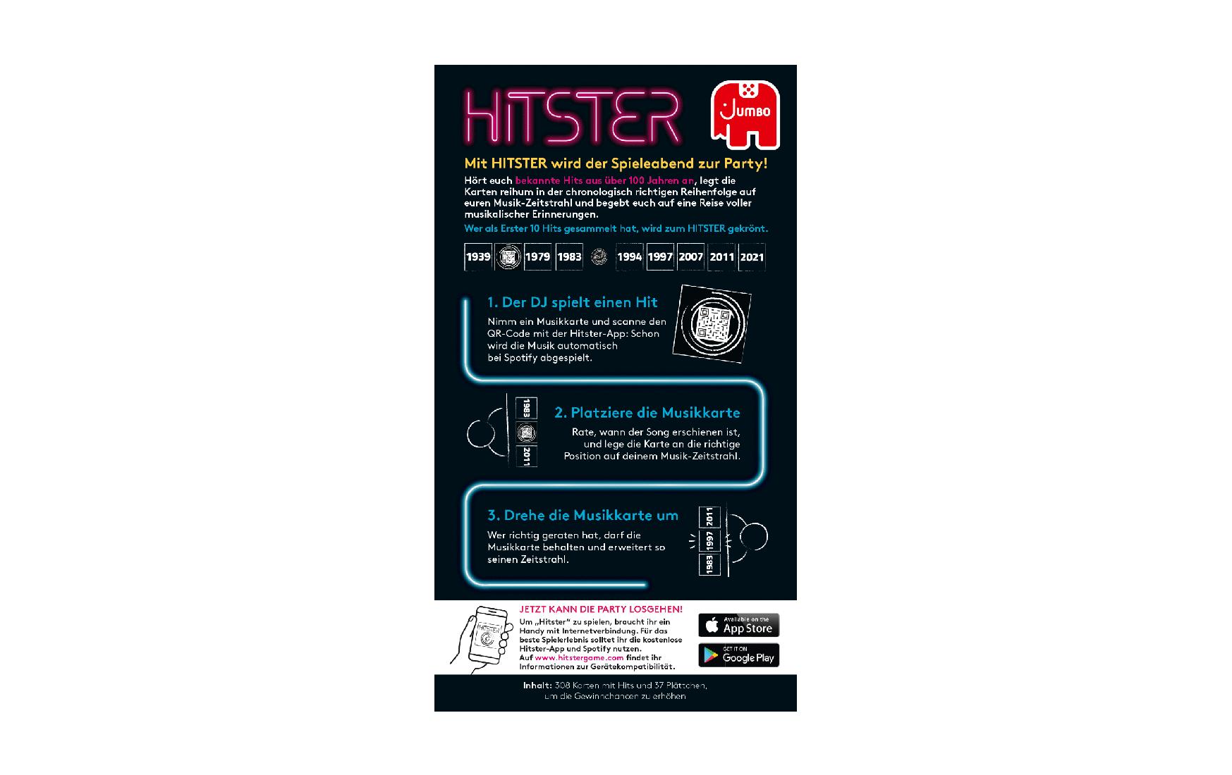 Jumbo Partyspiel Hitster