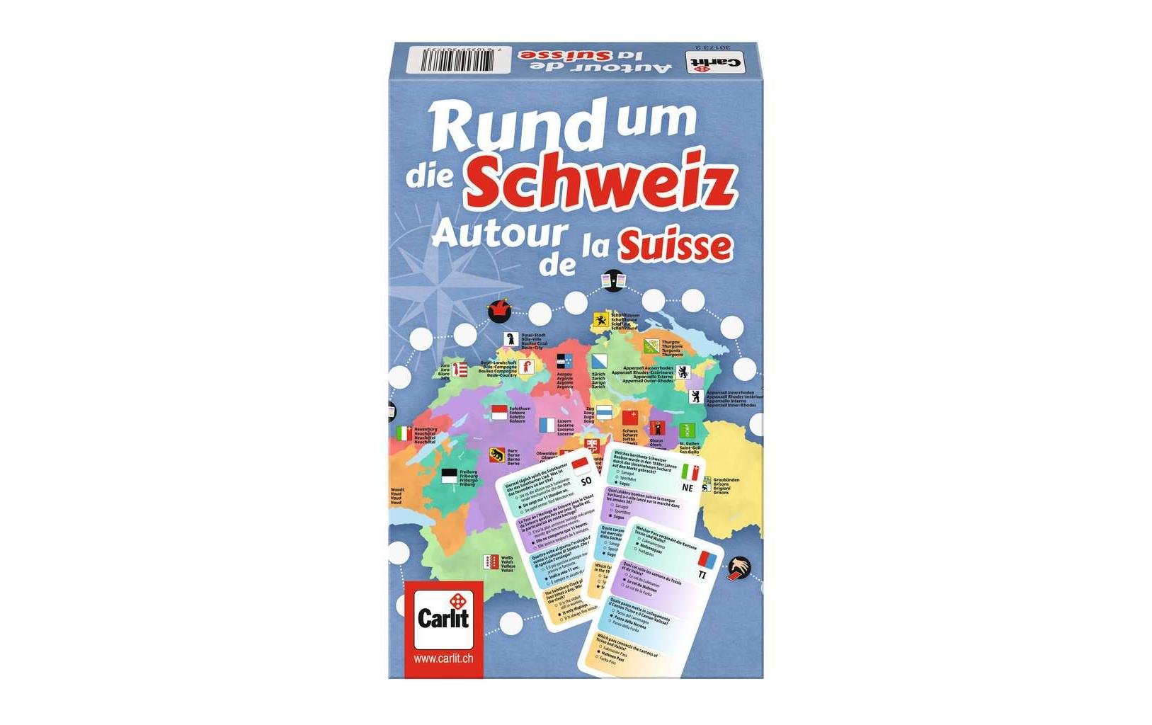 Ravensburger Familienspiel Rund um die Schweiz