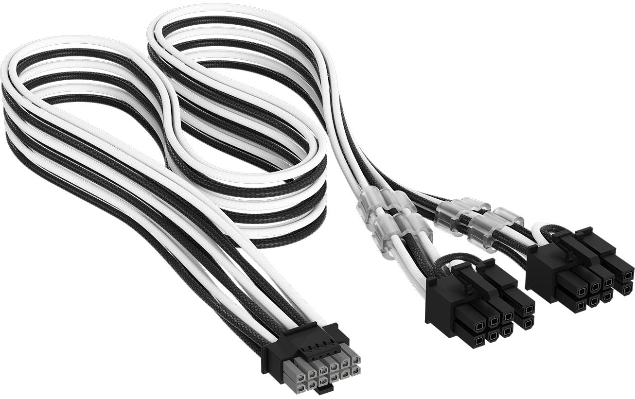 Corsair Stromkabel PCIe 12V-2x6 auf 2x 8-Pin 65 cm Corsair Stromkabel PCIe 12V-2x6 auf 2x 8-Pin 65 cm