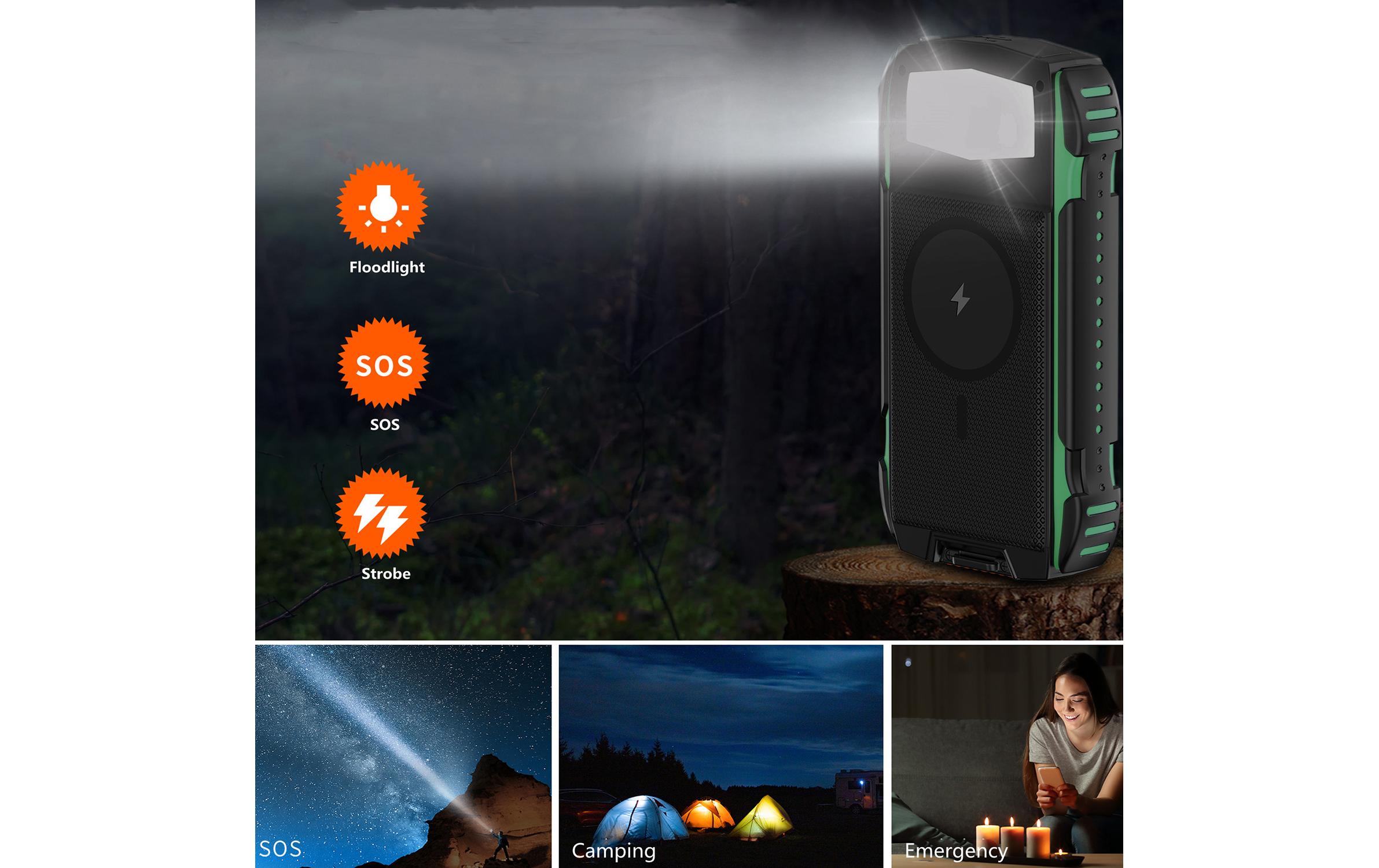 4smarts Solar-Powerbank Rugged TitanPack UltiMag 20000 mAh