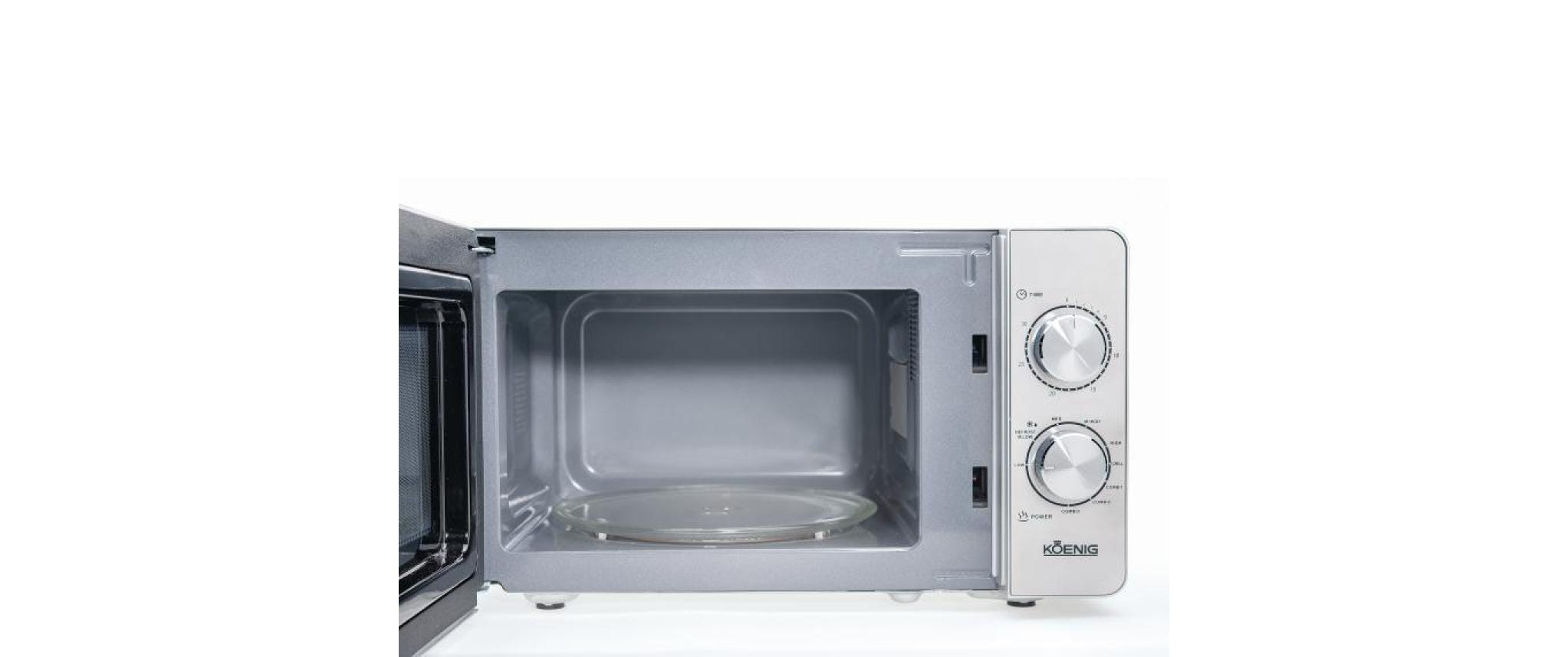 Koenig Mikrowelle Classic Silber