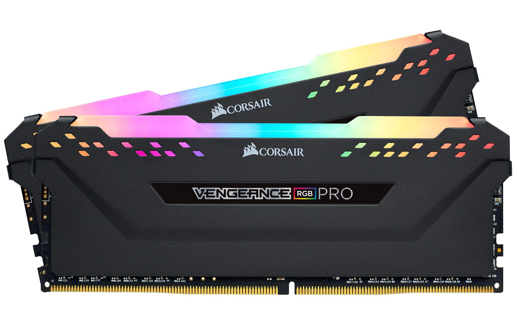 Corsair DDR4-RAM Vengeance RGB PRO Black iCUE 2933 MHz 2x 16 GB Corsair DDR4-RAM Vengeance RGB PRO Black iCUE 2933 MHz 2x 16 GB