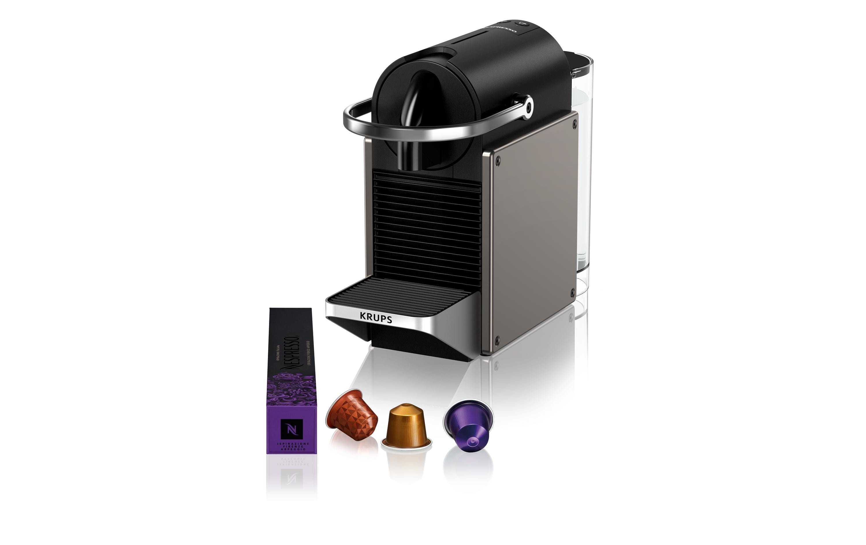 Krups Kaffeemaschine Nespresso Pixie XN306TCH Titan Krups Kaffeemaschine Nespresso Pixie XN306TCH Titan