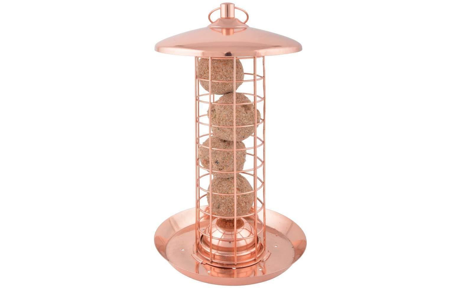 Esschert Design Futterspender für Meisenknödel, verkupfert Esschert Design Futterspender für Meisenknödel, verkupfert