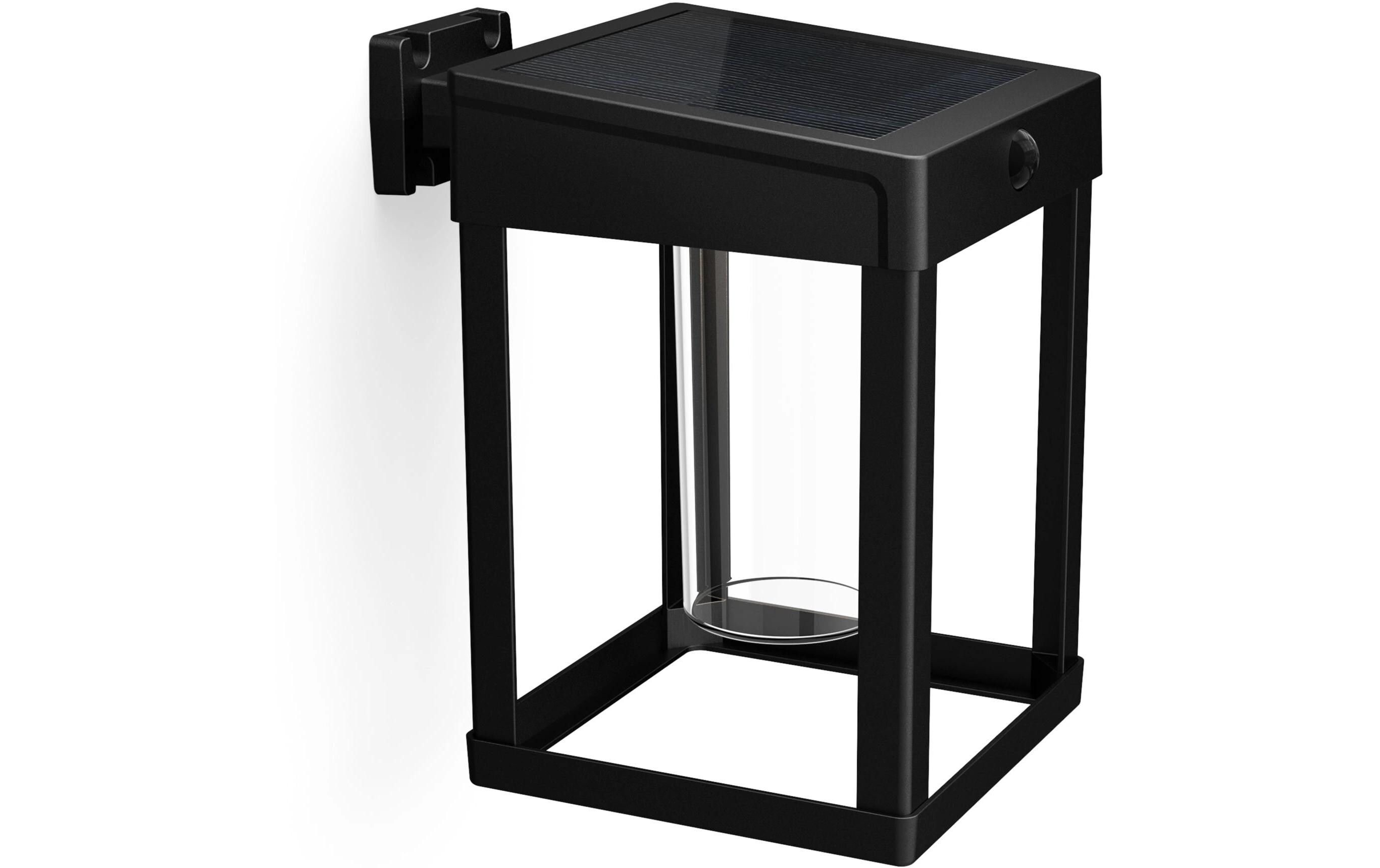 Philips Camill UE Wandleuchte Solar eckig schwarz 3000K