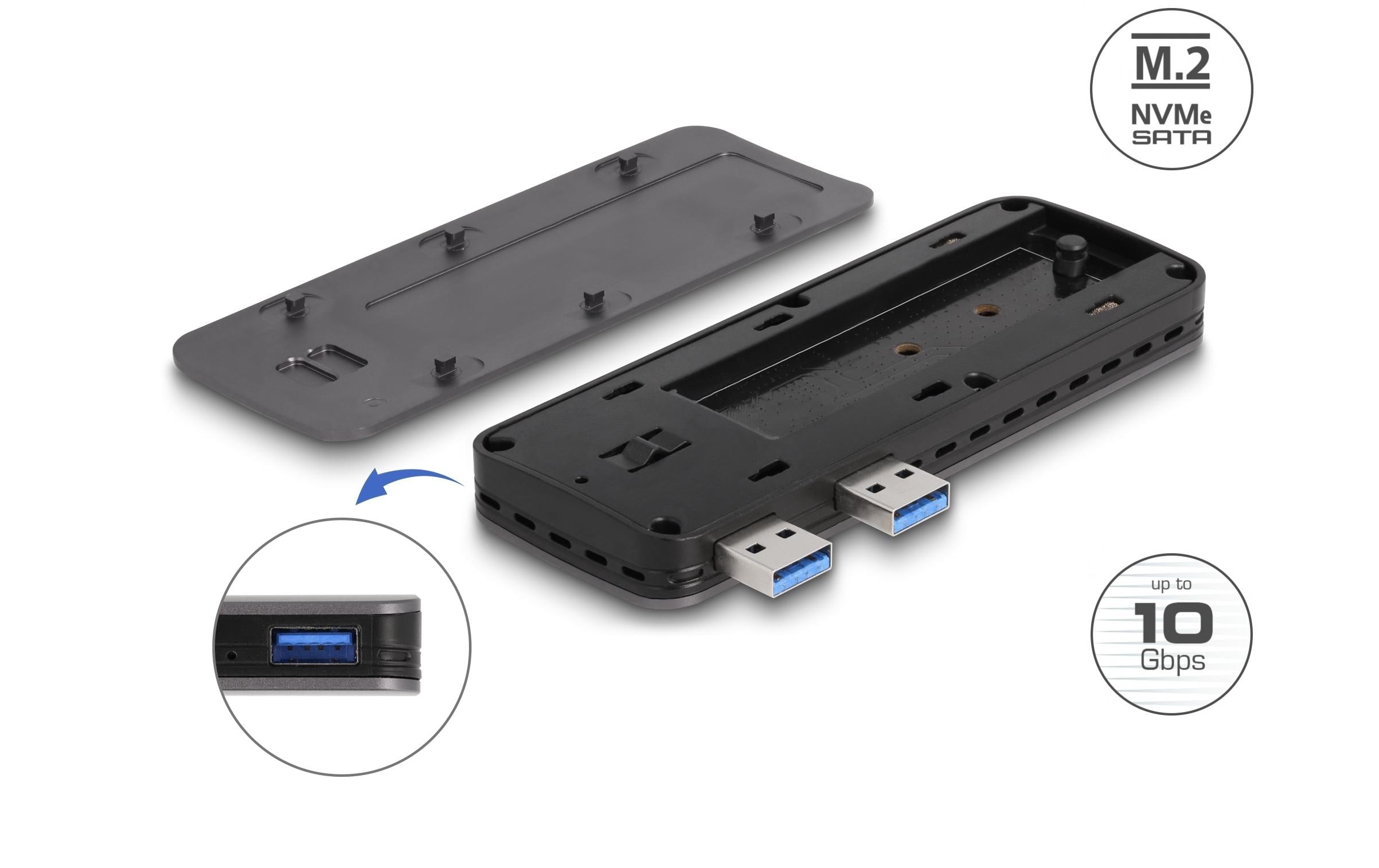 Delock Externes Gehäuse USB3.2 Gen 2 für PS5 mit M.2 NVMe Slot M.2 Delock Externes Gehäuse USB3.2 Gen 2 für PS5 mit M.2 NVMe Slot M.2