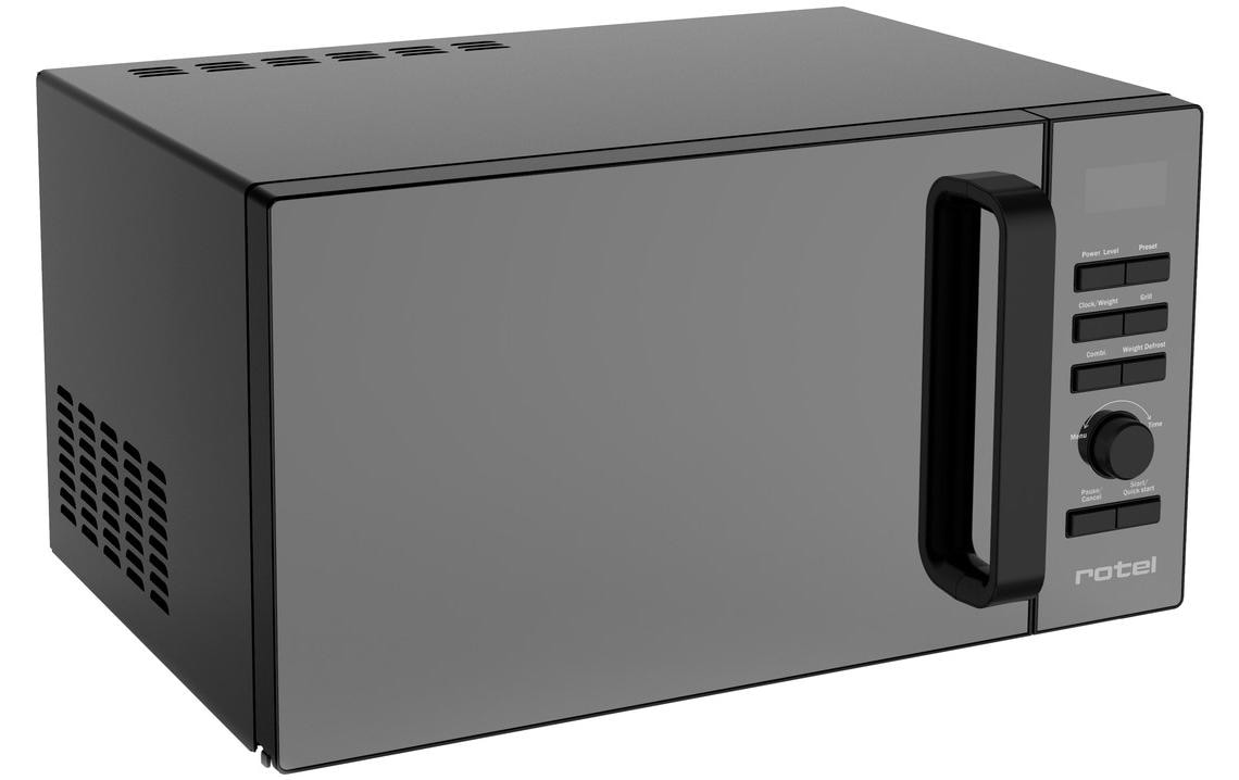 Rotel Mikrowelle MW 1542CH mit Grill, 30 L, Schwarz