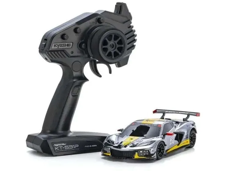 Kyosho MINI-Z MR-04 Corvette C8-R, Chrome ARTR, 1:27