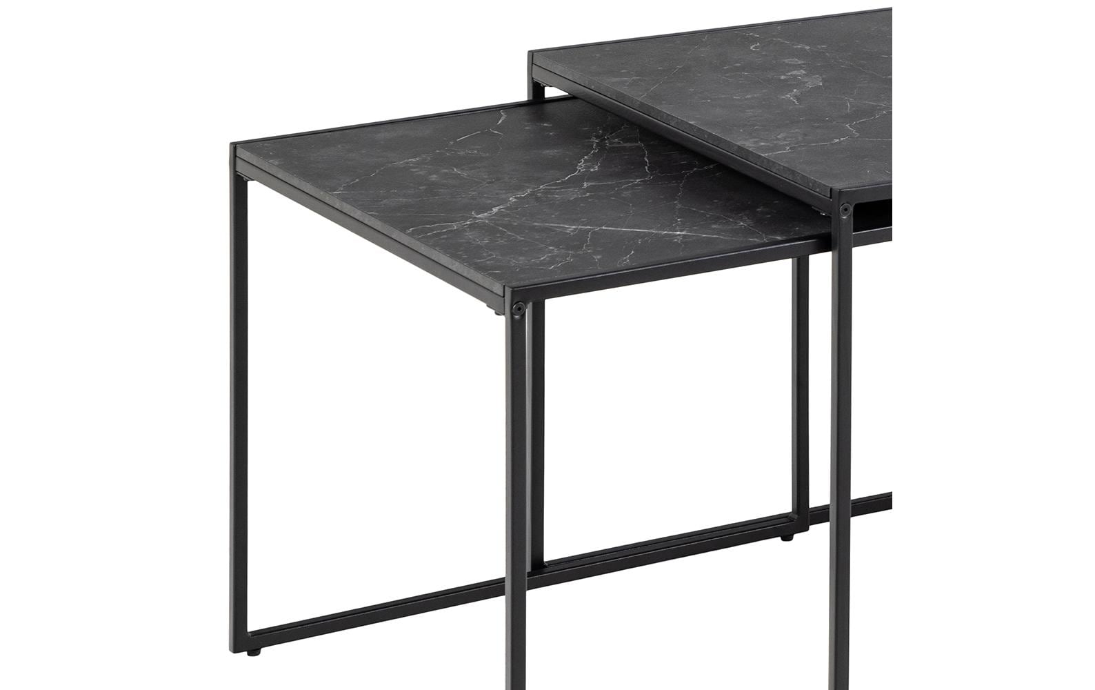 AC Design Couchtisch Infinity 120 cm x 48 cm, Schwarz