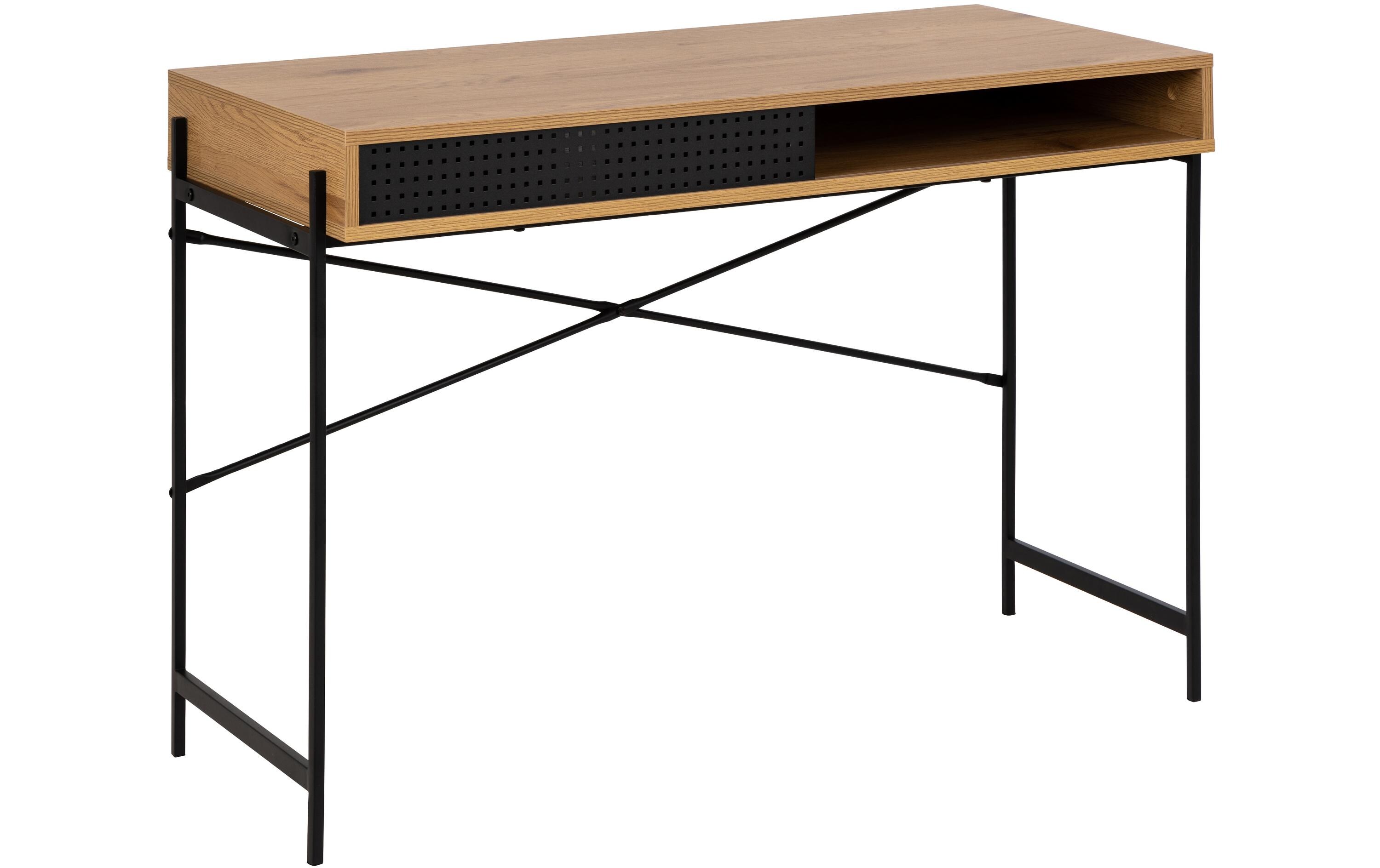 AC Design Tisch Angus, Schwarz / Braun