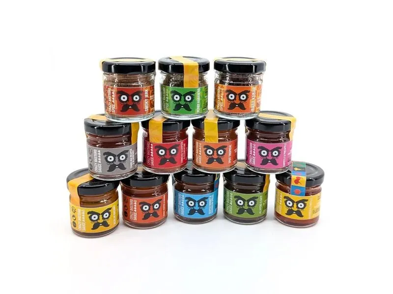 Crazy Bastard Sauce Selection Box 30 ml Crazy Bastard Sauce Selection Box 30 ml