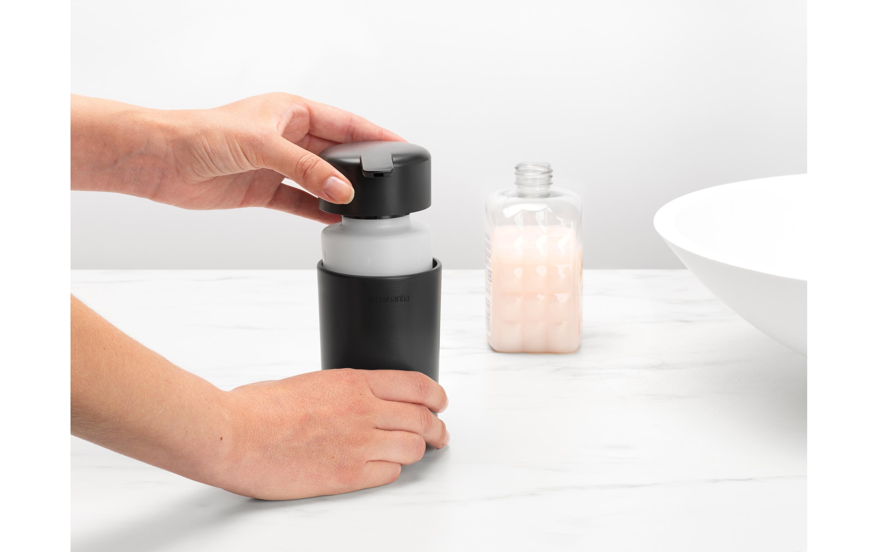 Brabantia Seifenspender ReNew 250 ml, Schwarz