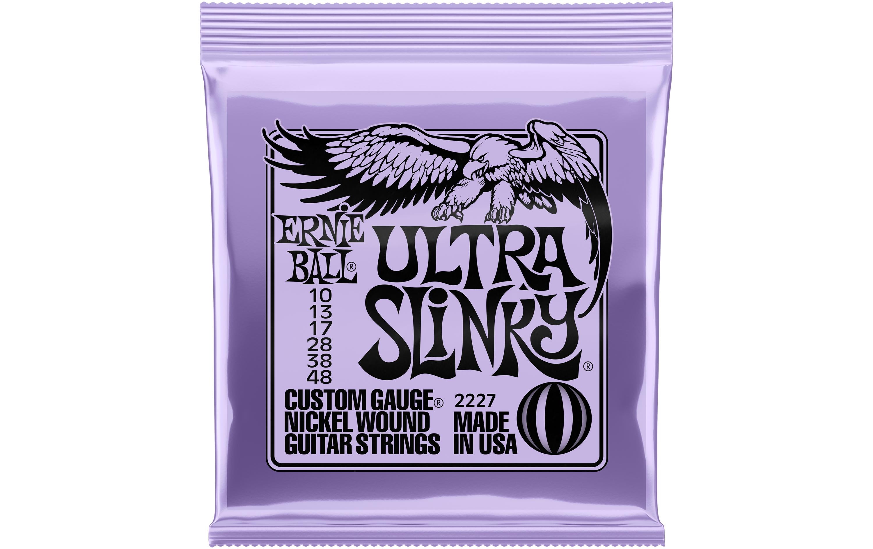 Ernie Ball Gitarrensaiten 2227 Ultra Slinky – Ultra 10 - 48