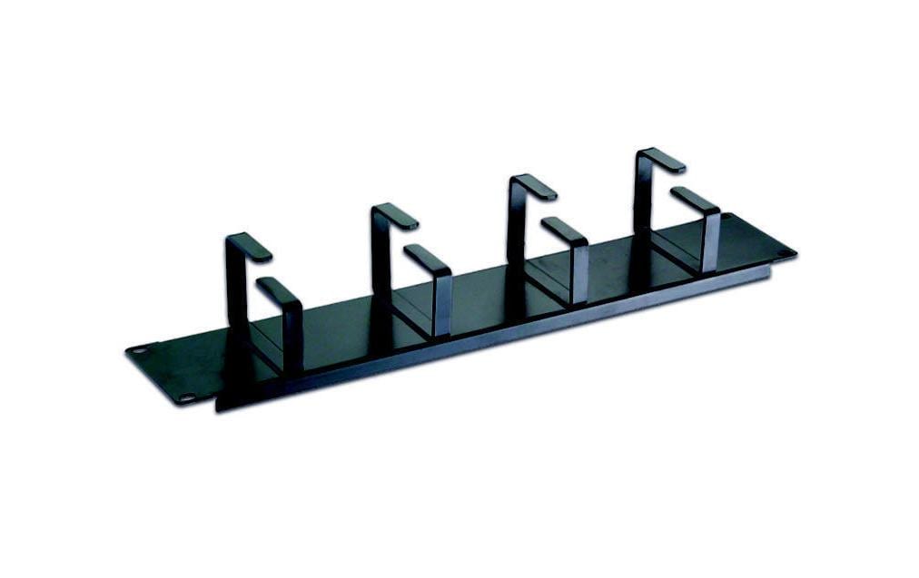 Wirewin Kabelführungspanel KFP-4RING METAL 2U , Schwarz Wirewin Kabelführungspanel KFP-4RING METAL 2U , Schwarz