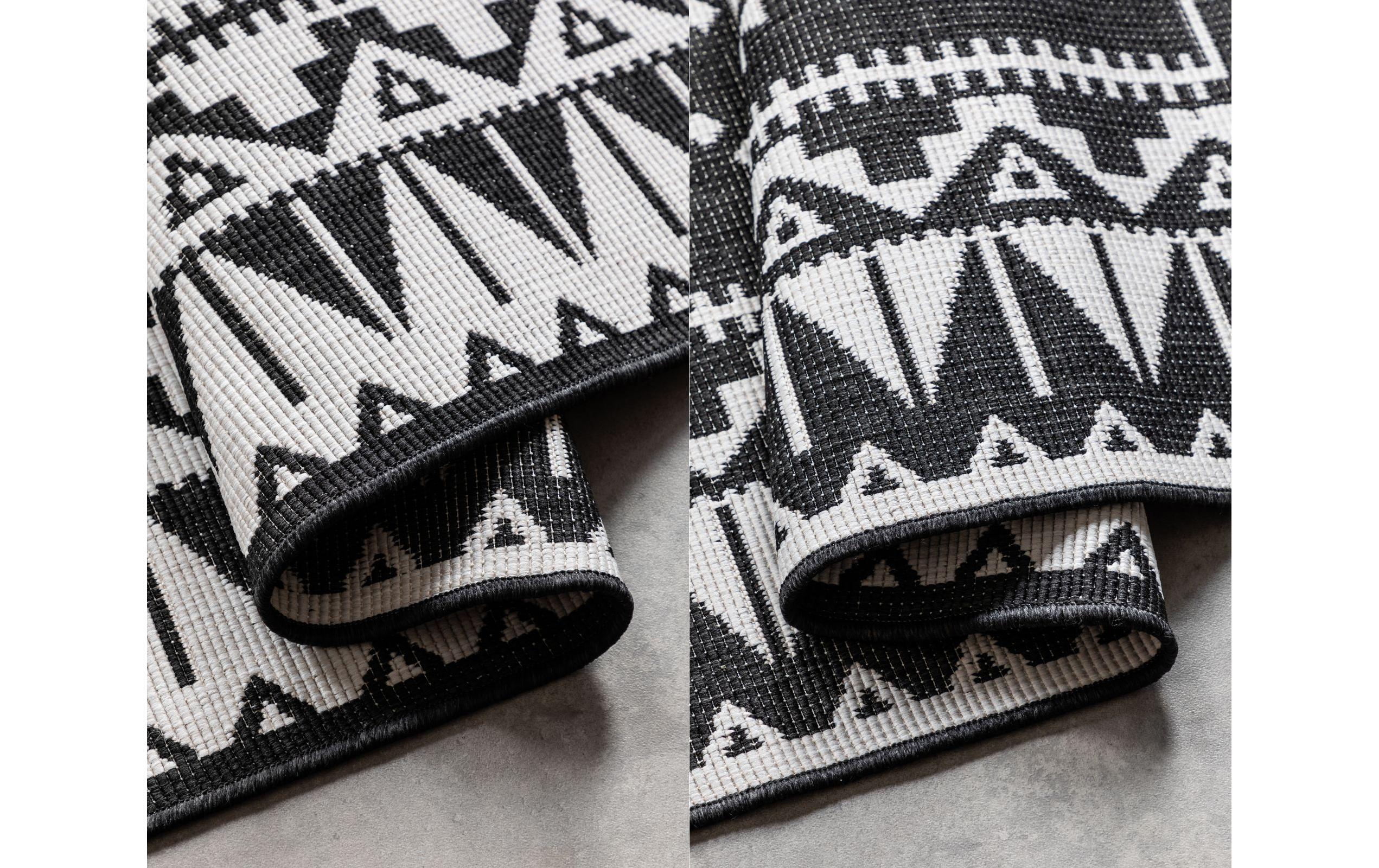 Elle Decoration Teppich Dynamic 160 x 230 cm, Black