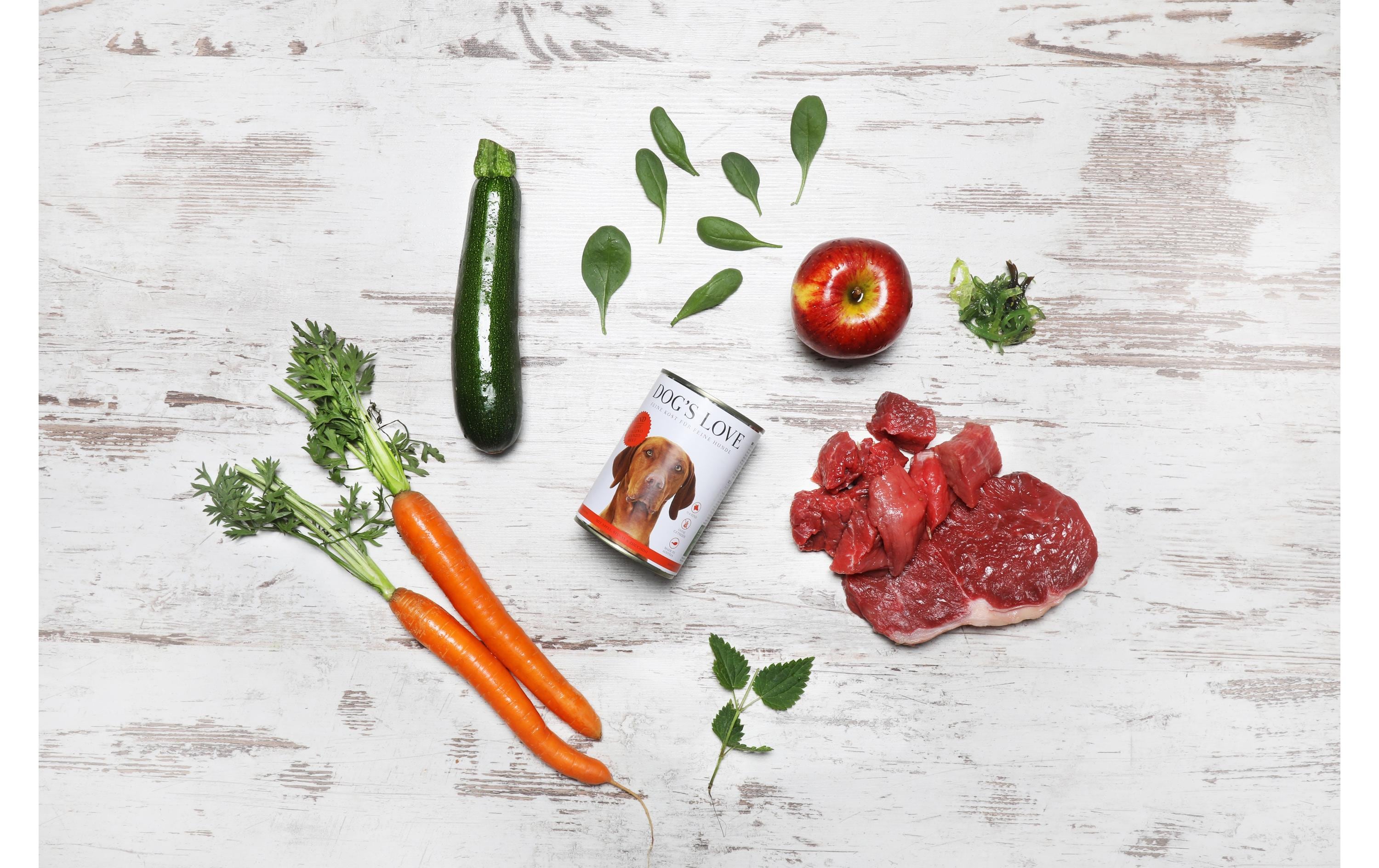 Dog's Love Nassfutter Adult Rind, 400 g