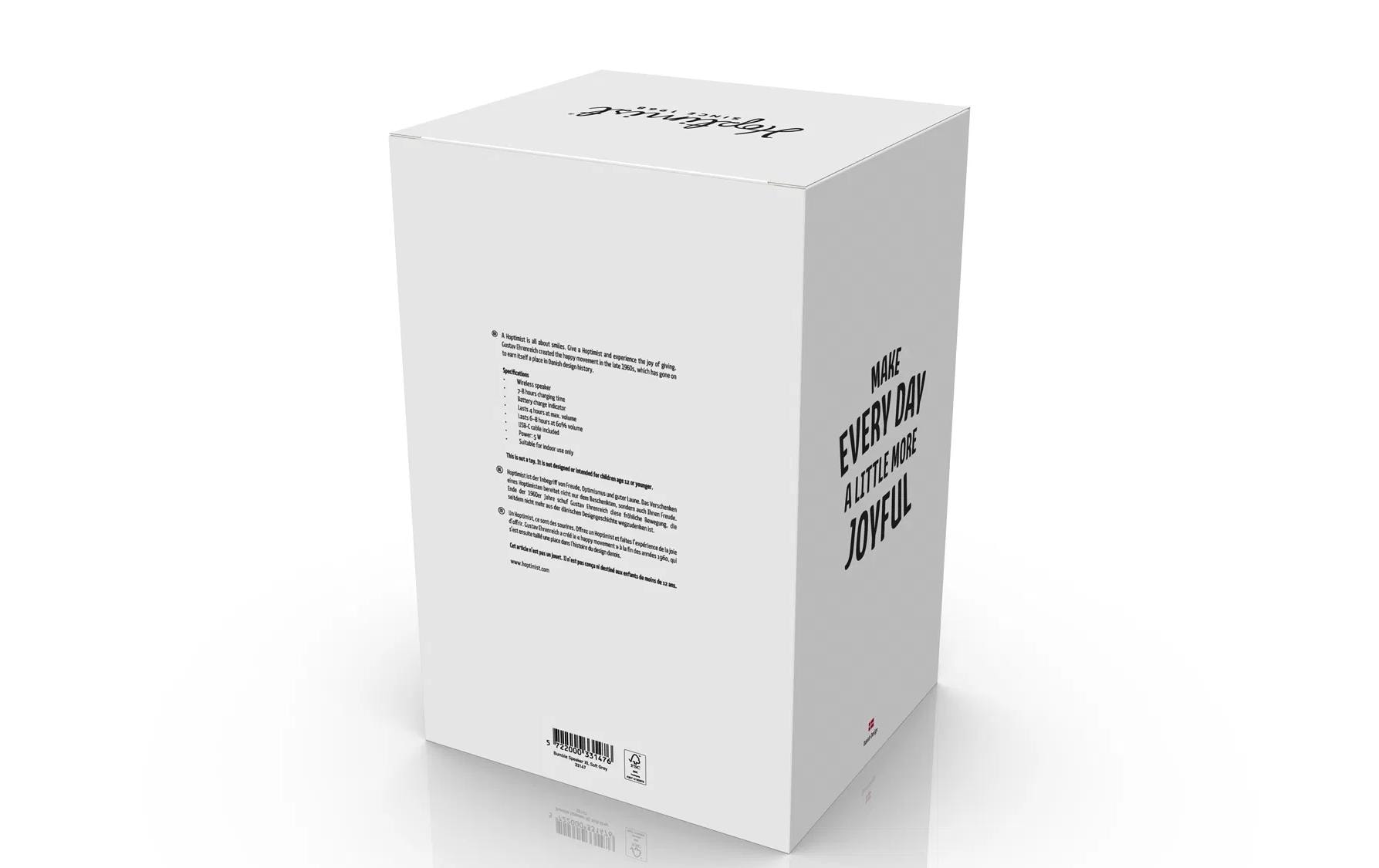 Hoptimist Lautsprecher Soft Bumble XL Soft Grau