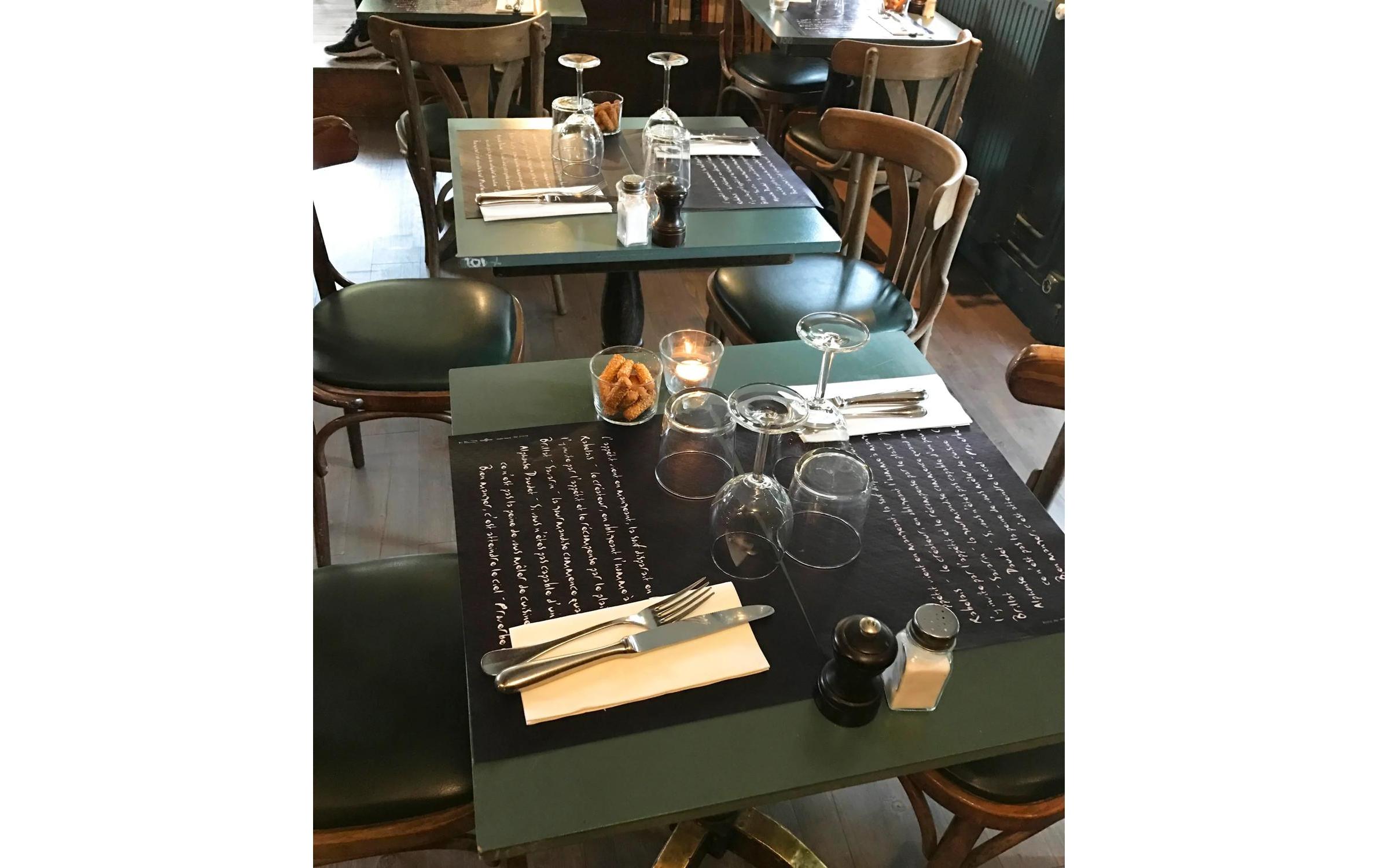 PRO nappe Tischset Schiefer 400 Stück, 30 cm x 40 cm, Grau