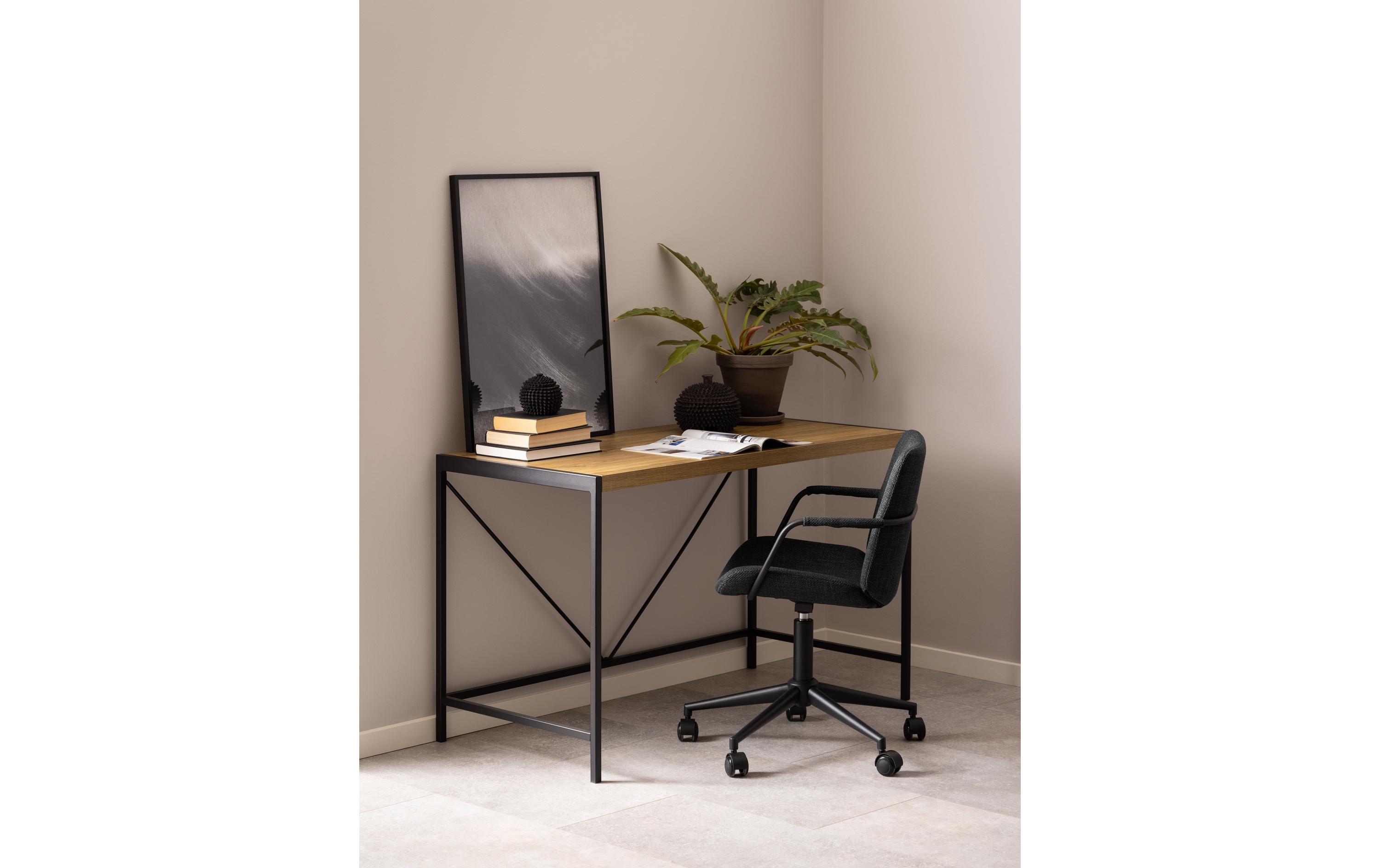 AC Design Tisch Bahamas, Schwarz / Braun