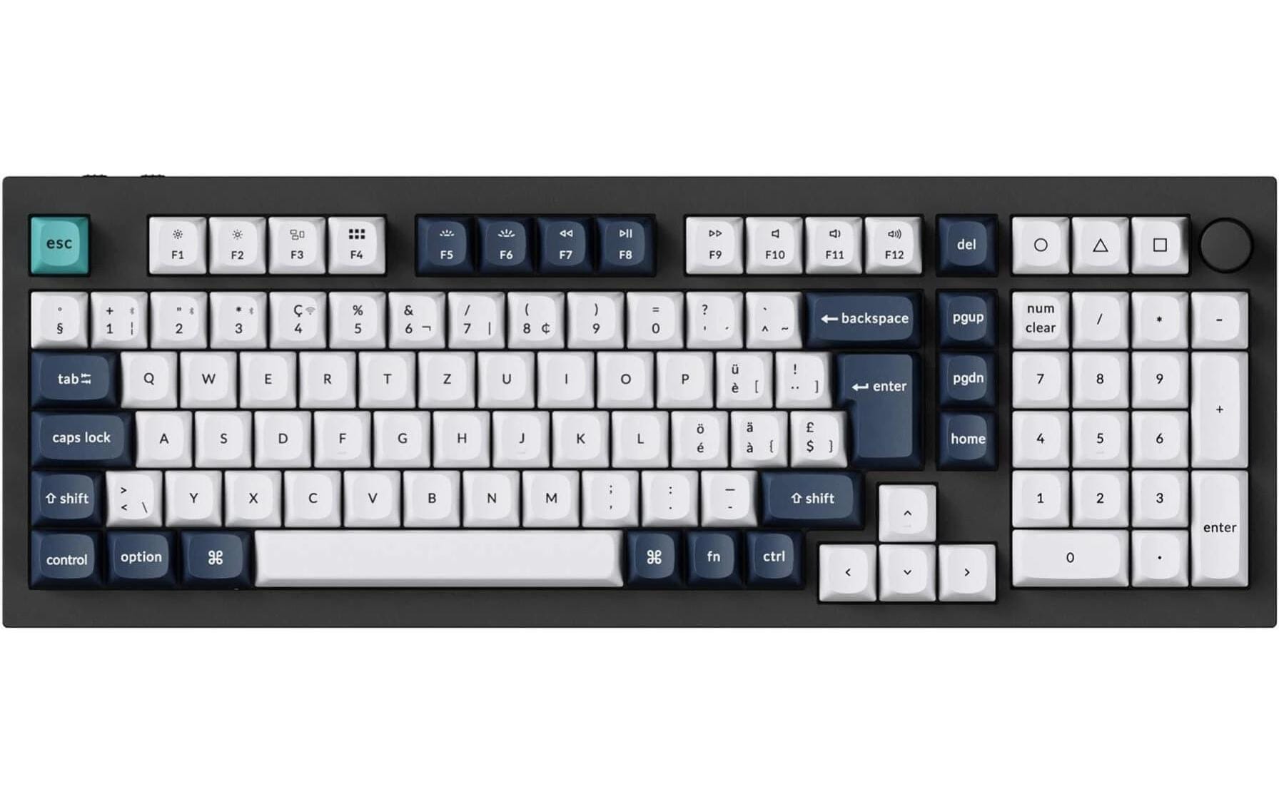 Keychron Gaming-Tastatur Q5 Max Black QMK Brown Switch Keychron Gaming-Tastatur Q5 Max Black QMK Brown Switch