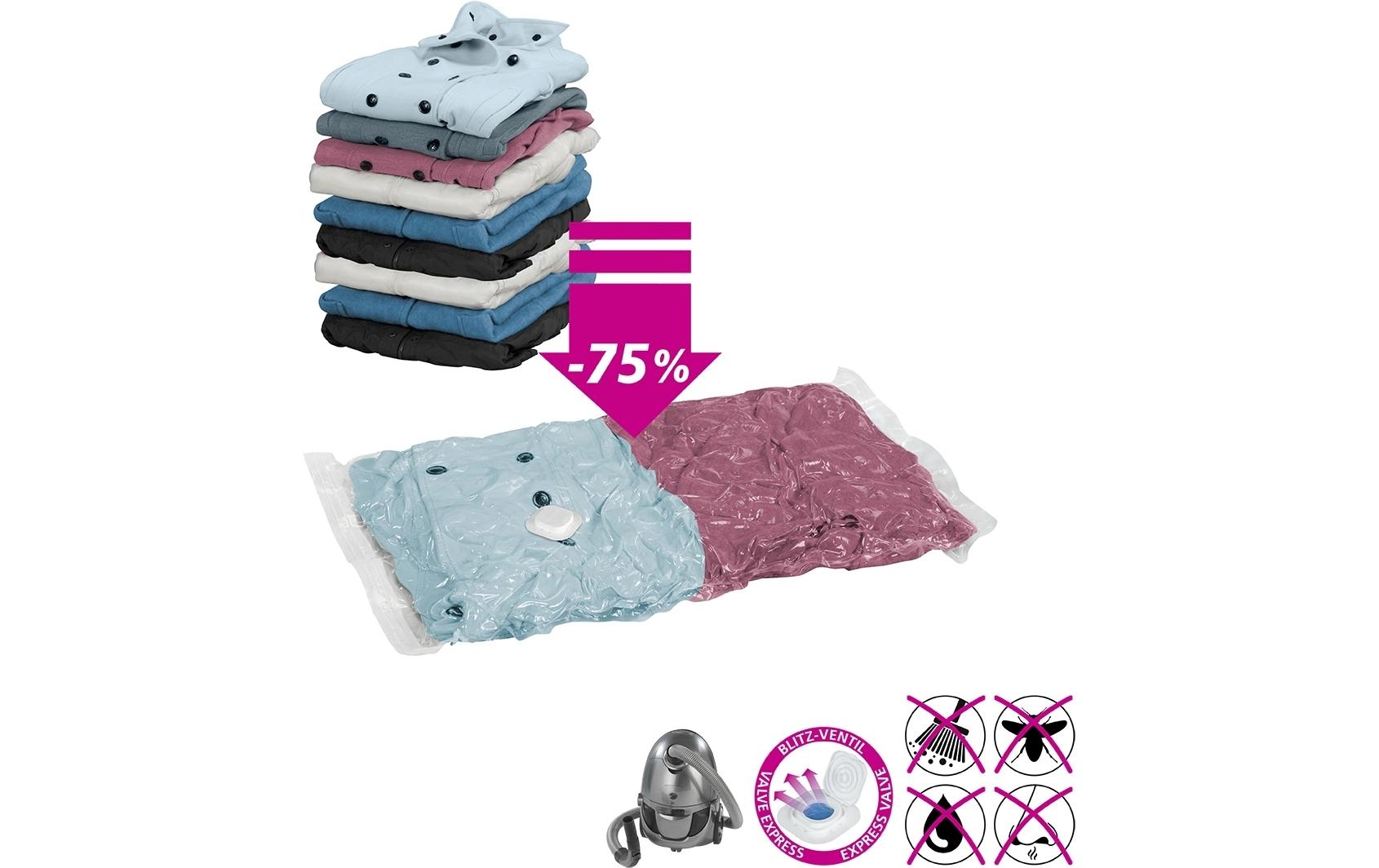 Wenko Vakuumbeutel 55 cm/80 cm x 90 cm/100 cm, 6 Stück
