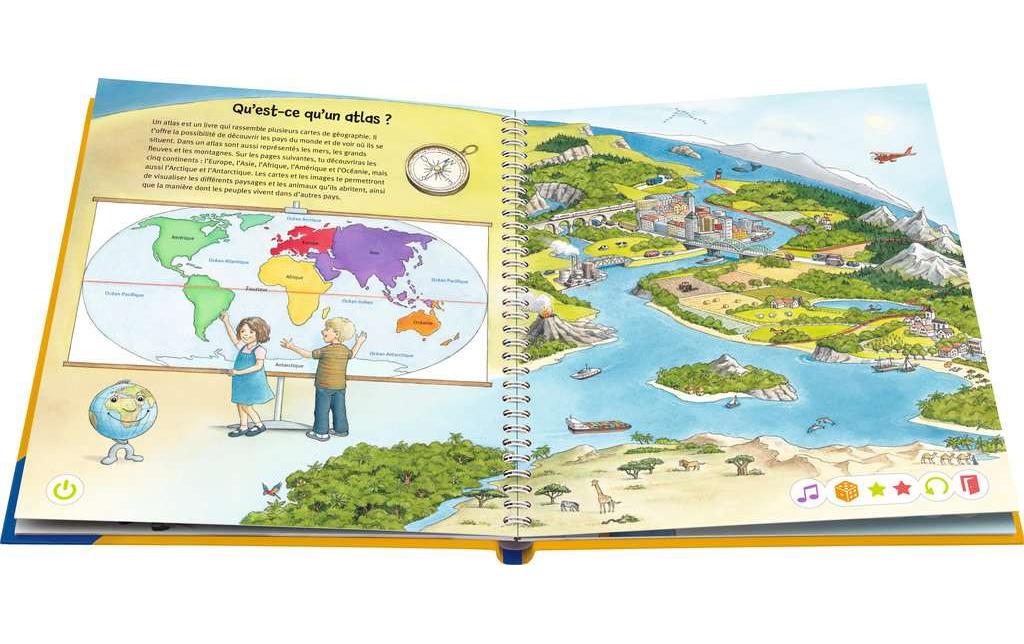 tiptoi Lernbuch Tiptoi Mon premier Atlas -FR-