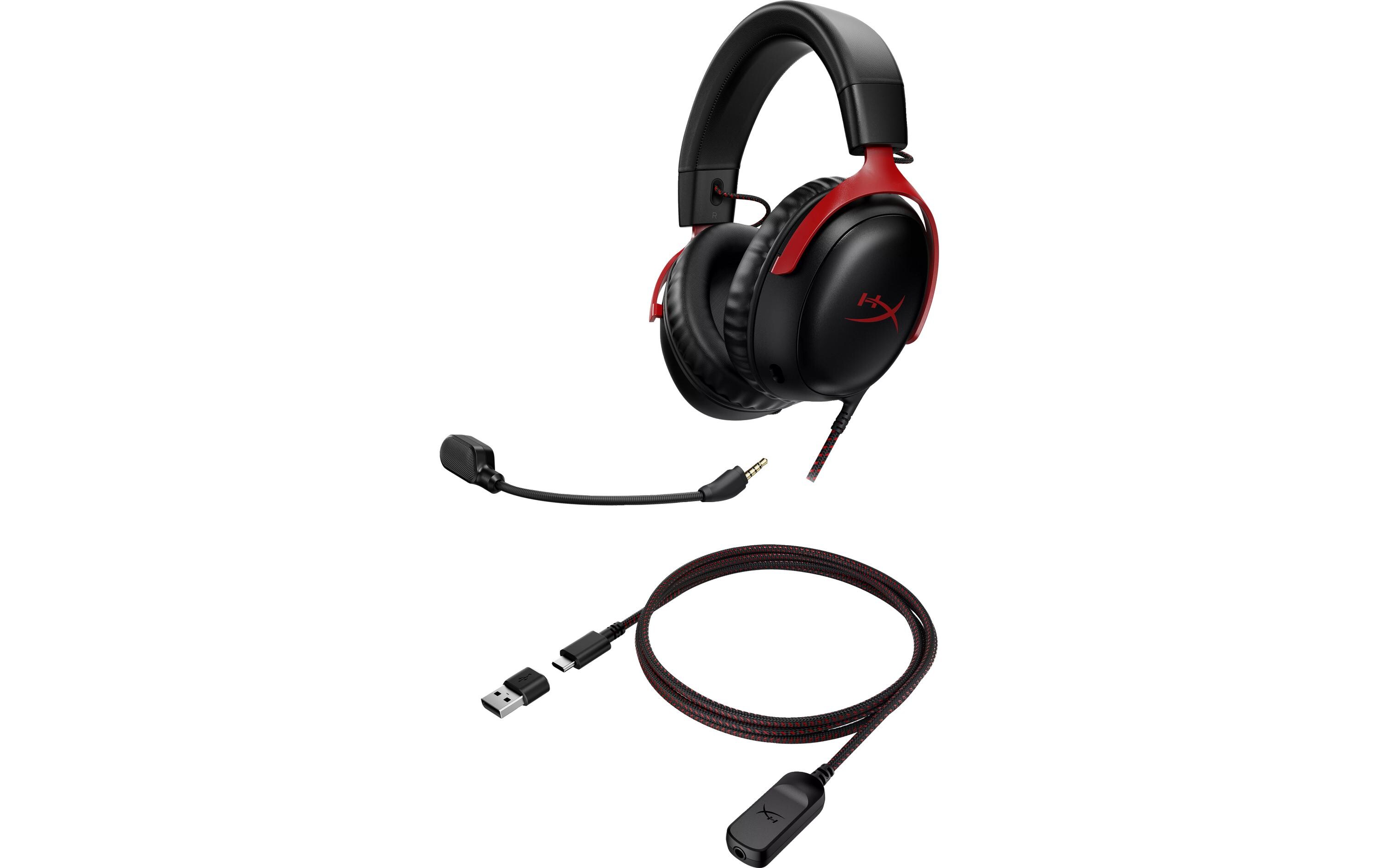 HyperX Headset Cloud III Rot/Schwarz